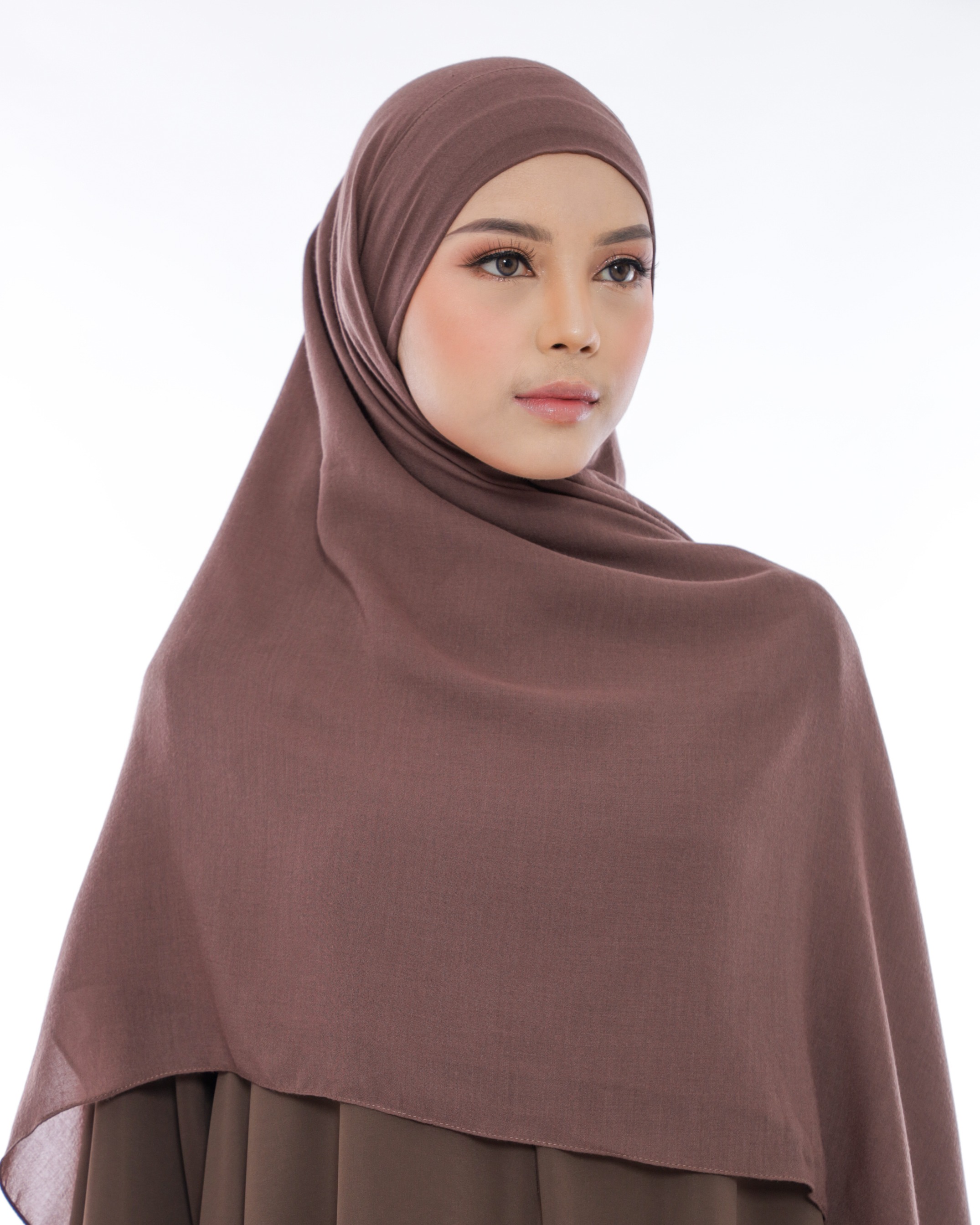 Reefaah.id - French Square Khimar Syar'i Oval 2 in 1