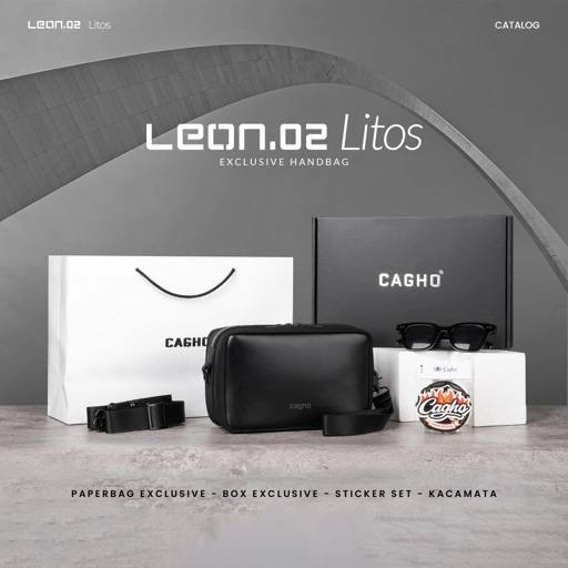 Image of CAGHO I Litos Handbag I Slingbag I Clutch I Tas Selempang Eksklusif I Tahan Air Tahan Bara Api
