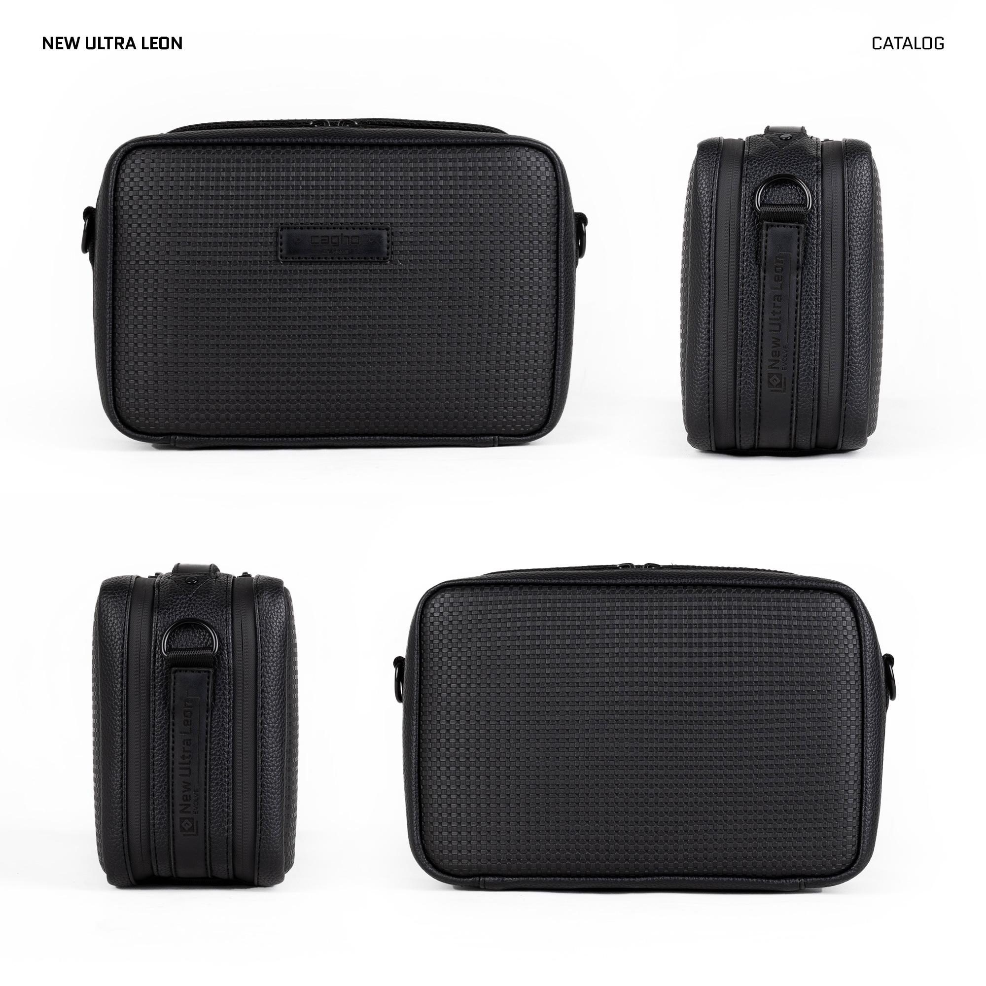 CAGHO New Ultra Leon Tas Selempang Pria Waterproof Handbag Clutch Slingbag Anti Air Tahan Bara Api