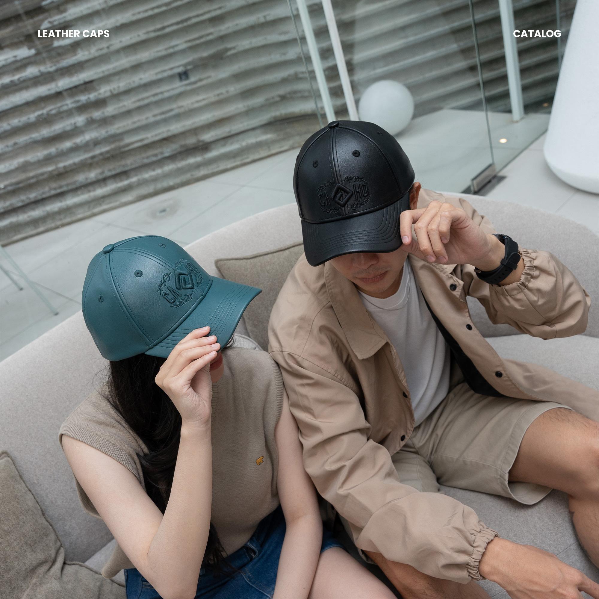 CAGHO I Topi Basic Leather Caps