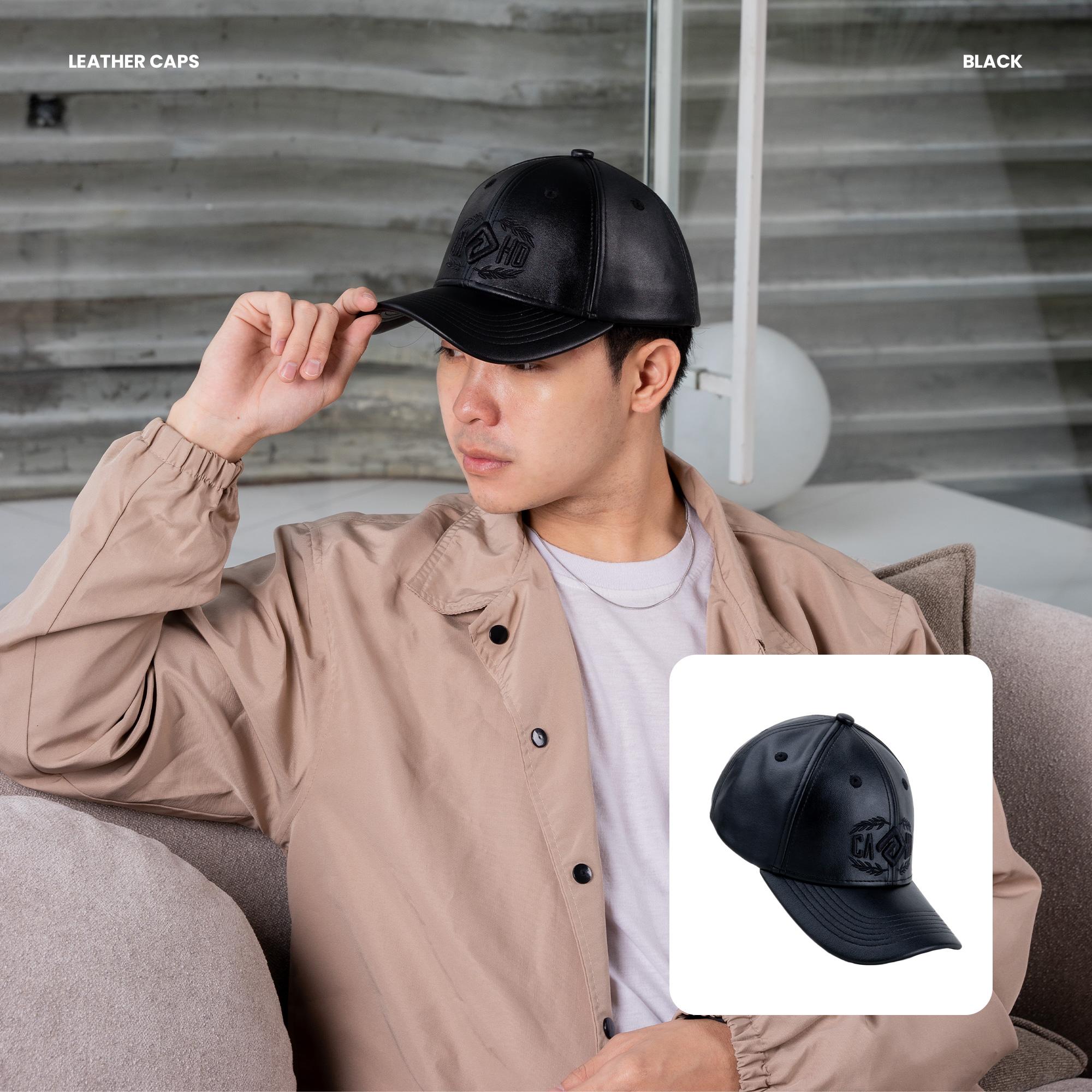 CAGHO I Topi Basic Leather Caps
