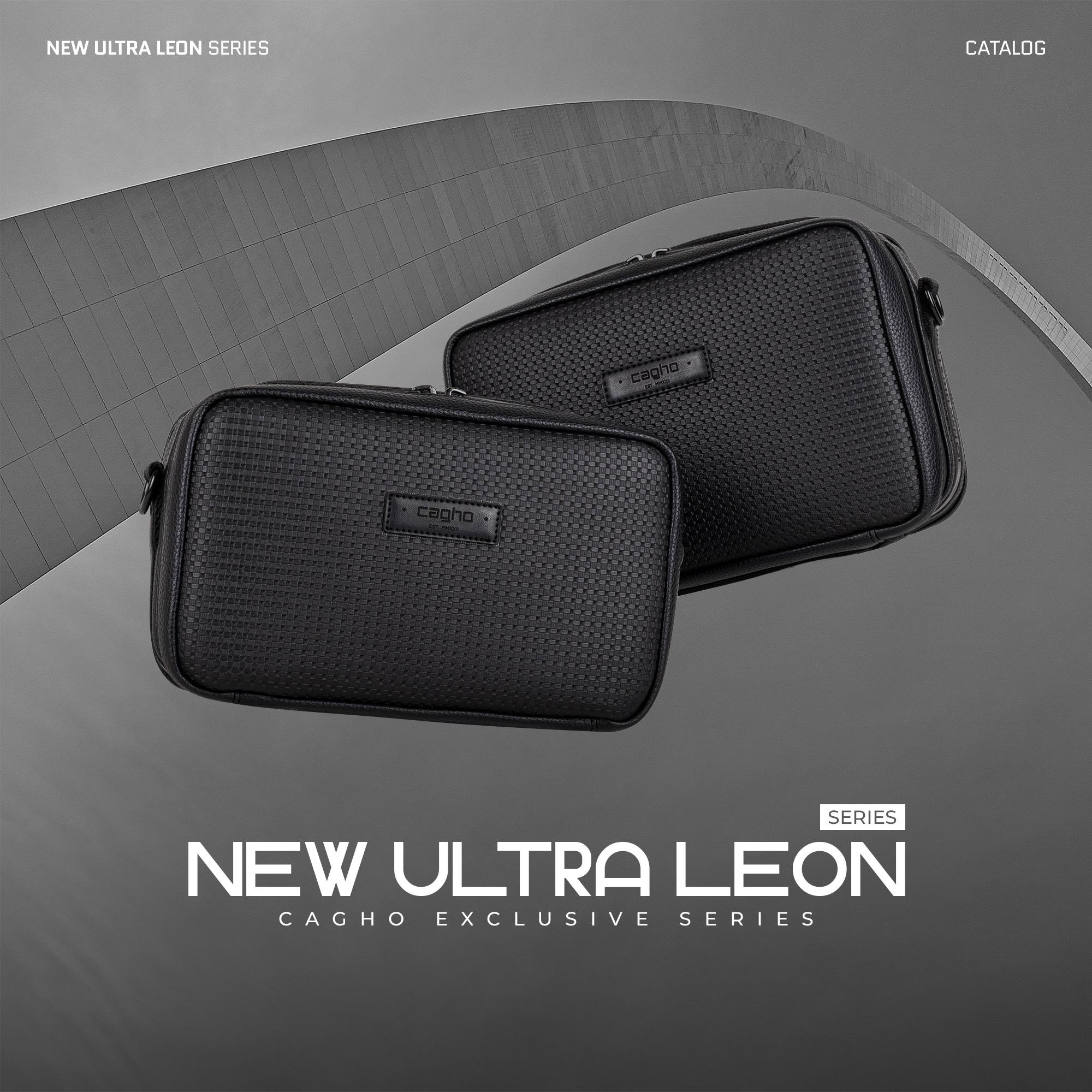 CAGHO New Ultra Leon Series Tas Selempang Pria Waterproof Handbag Clutch Slingbag Anti Air Tahan Bara Api