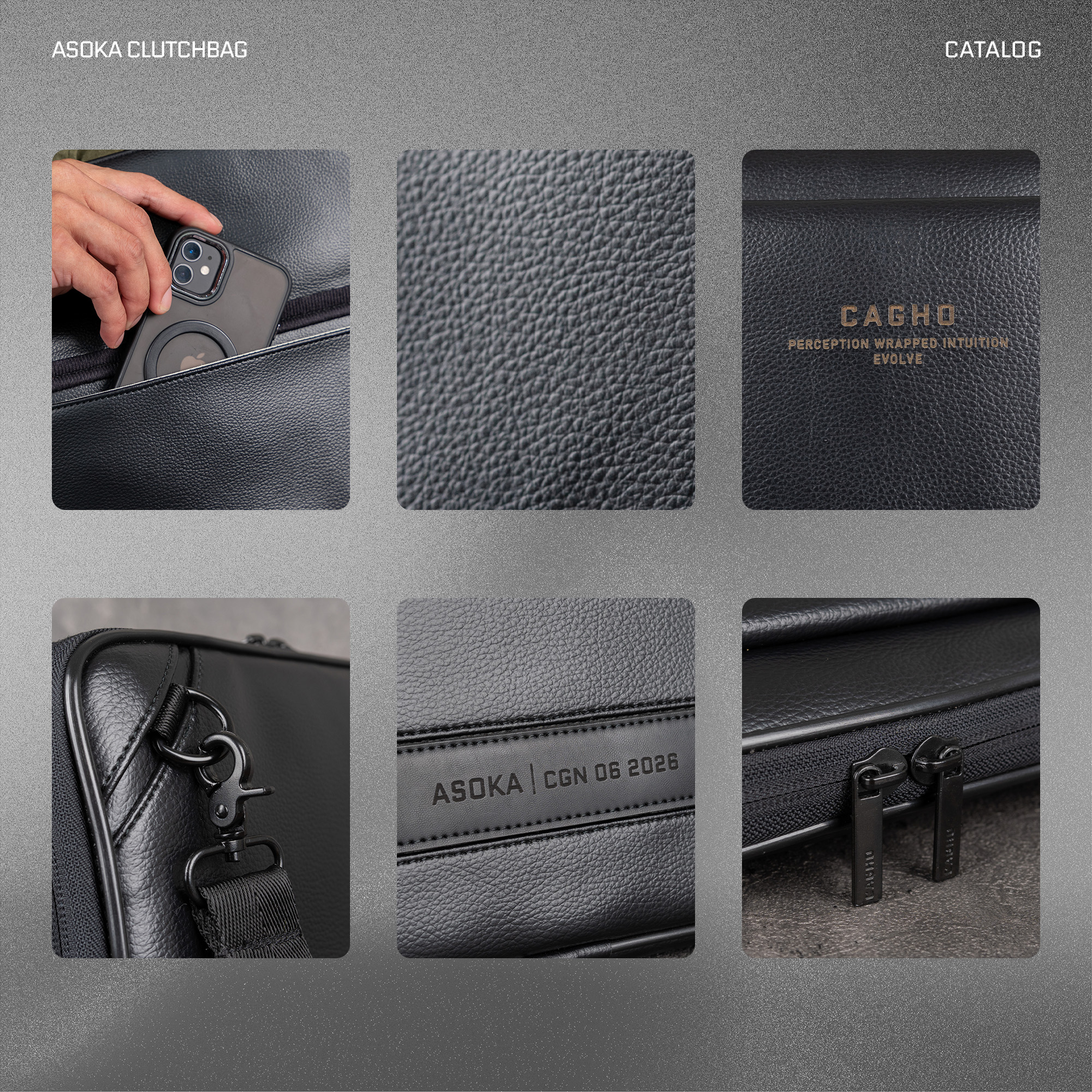 CAGHO I Asoka I Handbag Clucth Slingbag