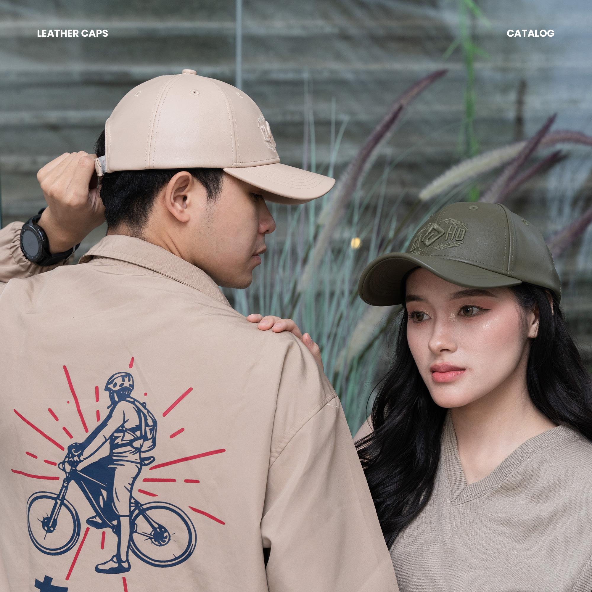 CAGHO I Topi Basic Leather Caps
