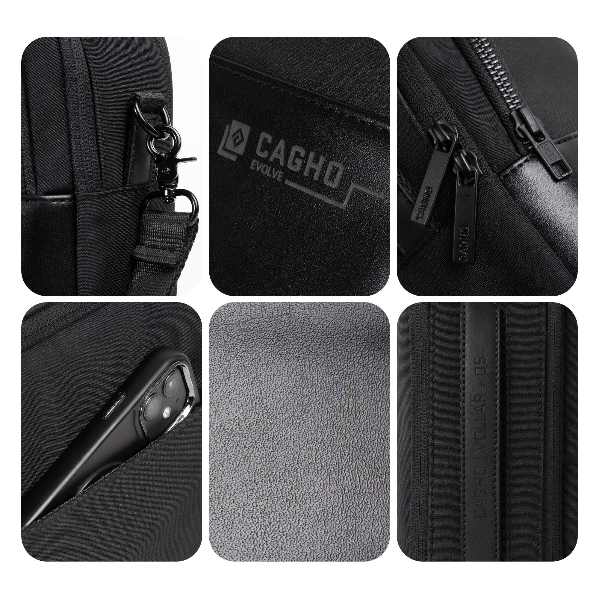 CAGHO | VOLLAR Slingbag I Handbag I Clutch I Tas Selempang Pria Wanita I Tahan Air Tahan Bara Api