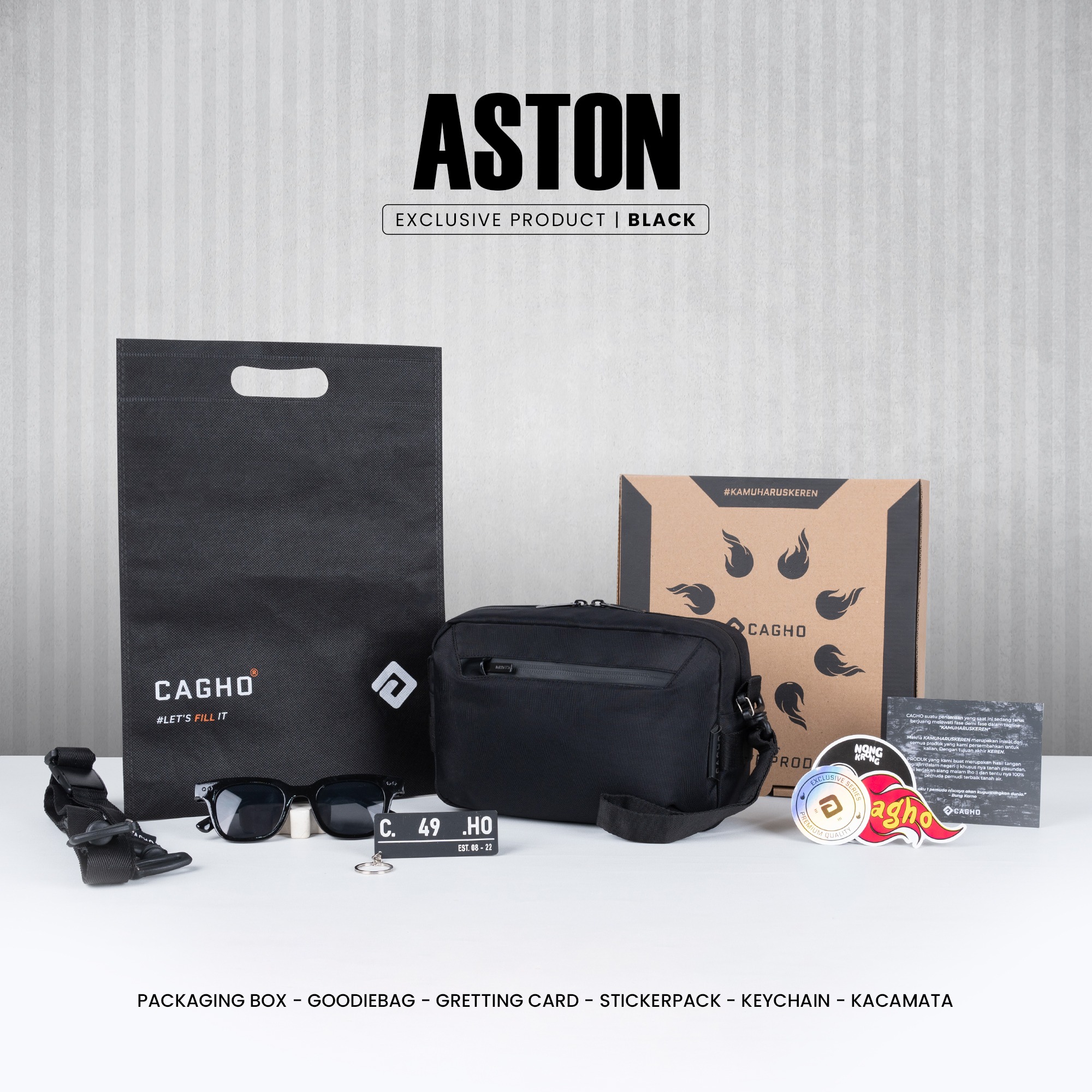 Exclusive - ASTON Handbag - Black