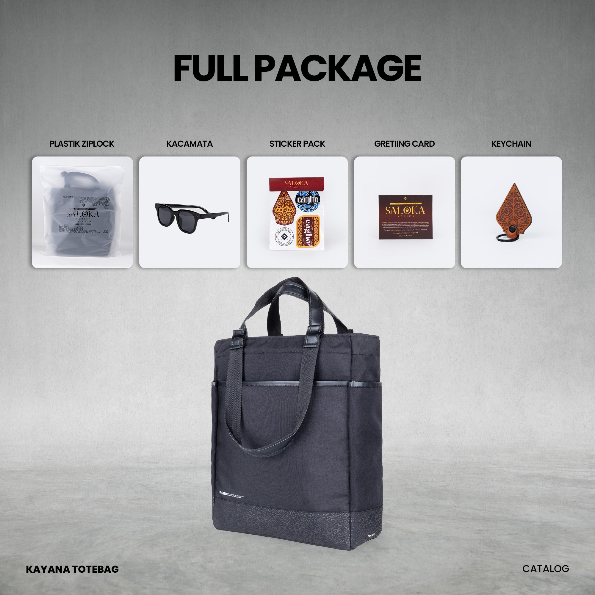 CAGHO EXCLUSIVE | Kayana Totebag | Saloka Series Limited Edition