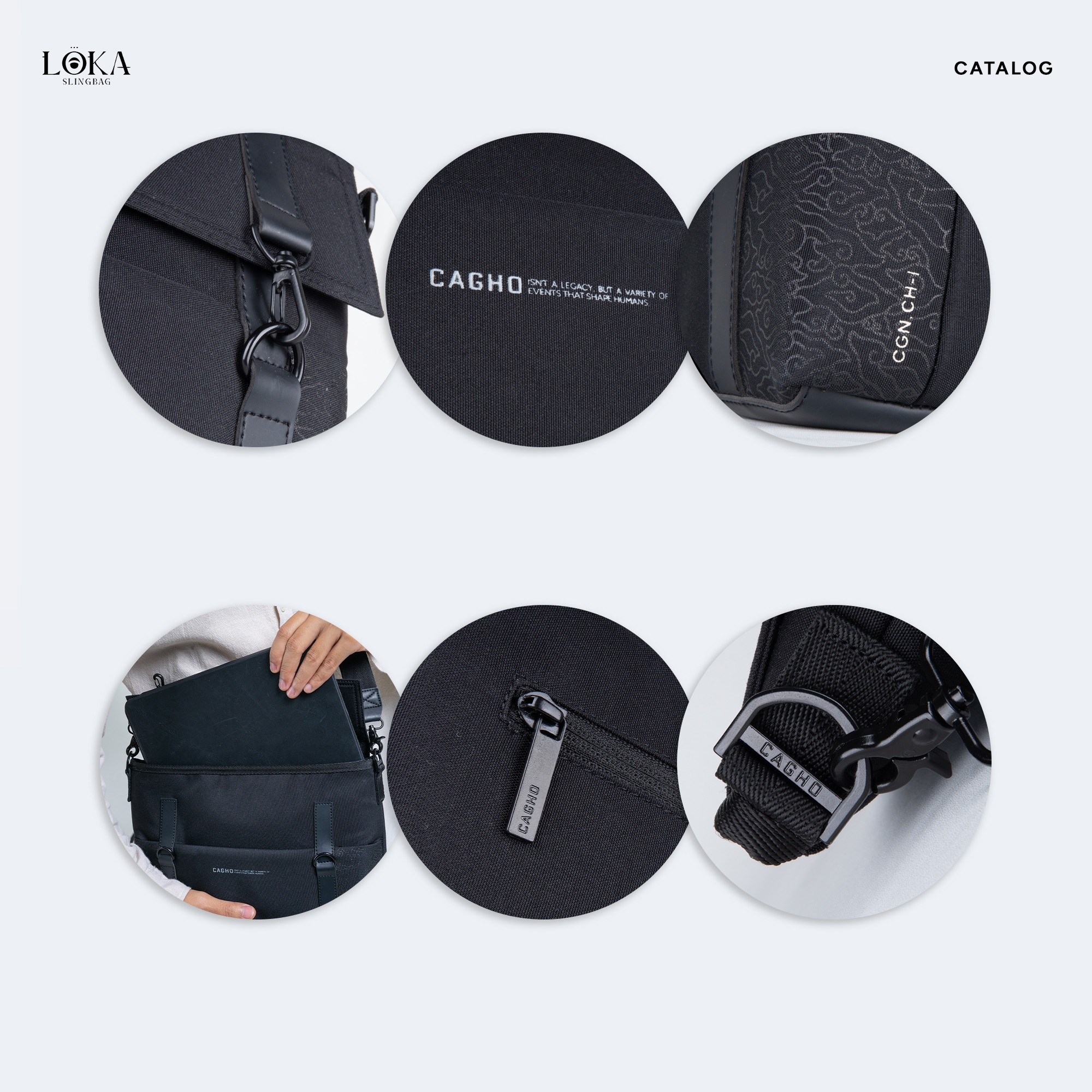 CAGHO EXCLUSIVE I Loka Slingbag I Saloka Series I Limited Edition