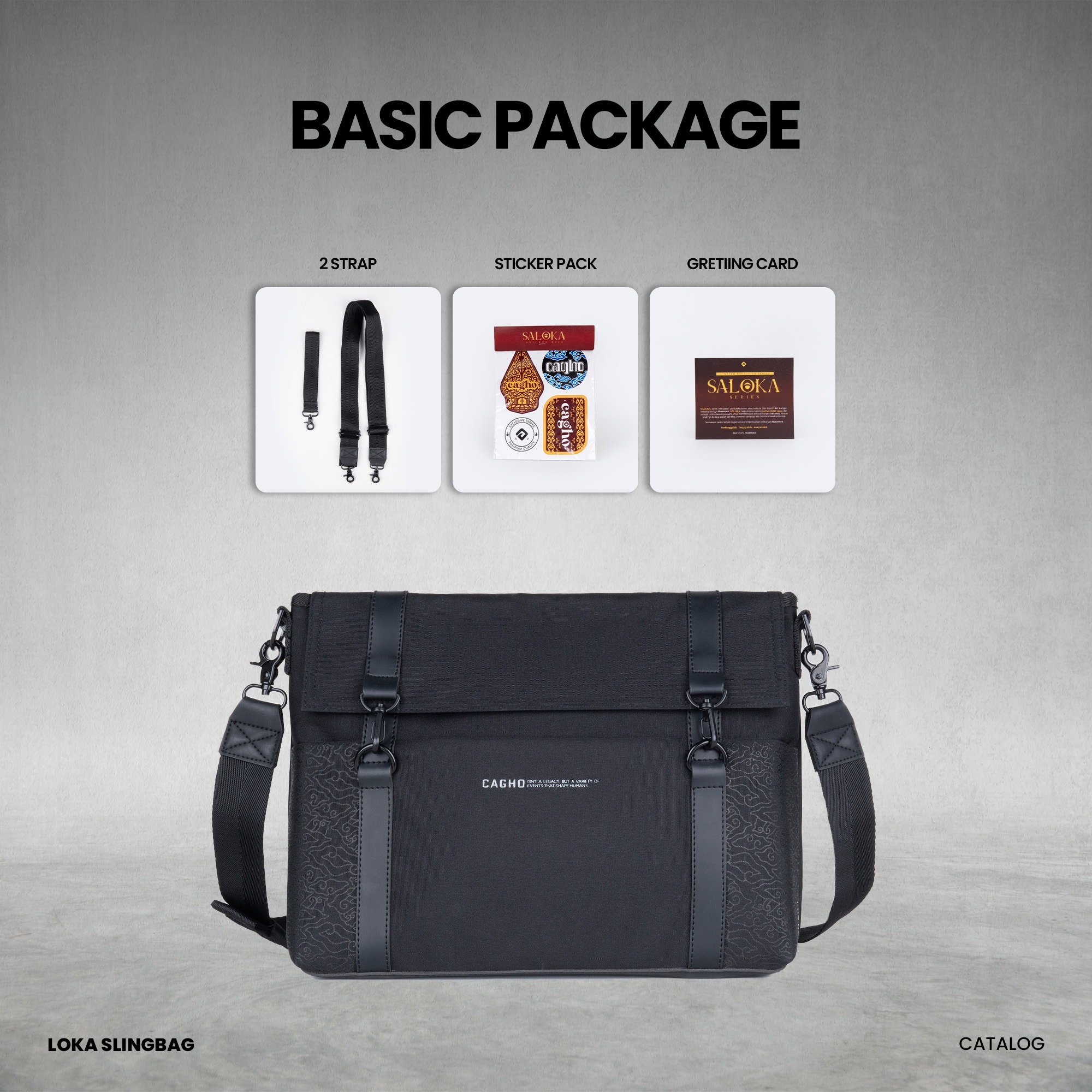 CAGHO EXCLUSIVE I Loka Slingbag I Saloka Series I Limited Edition
