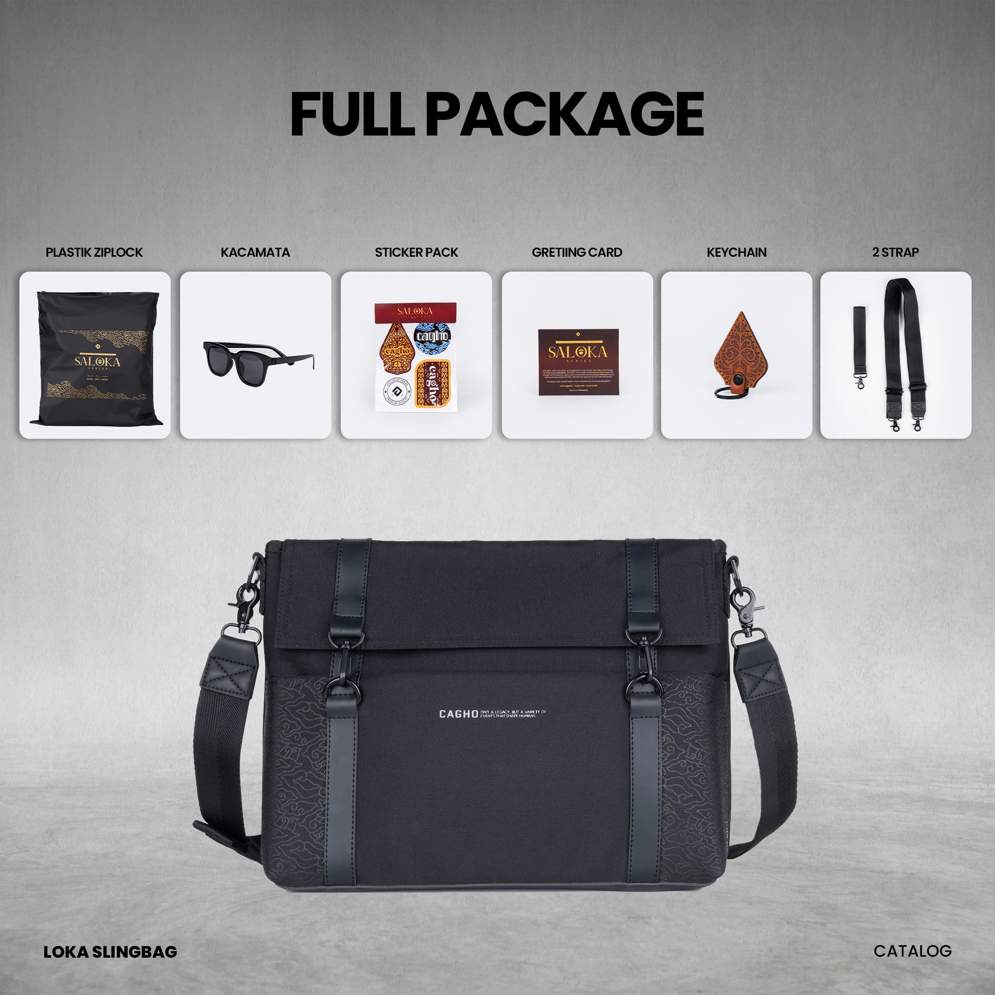 CAGHO EXCLUSIVE I Loka Slingbag I Saloka Series I Limited Edition