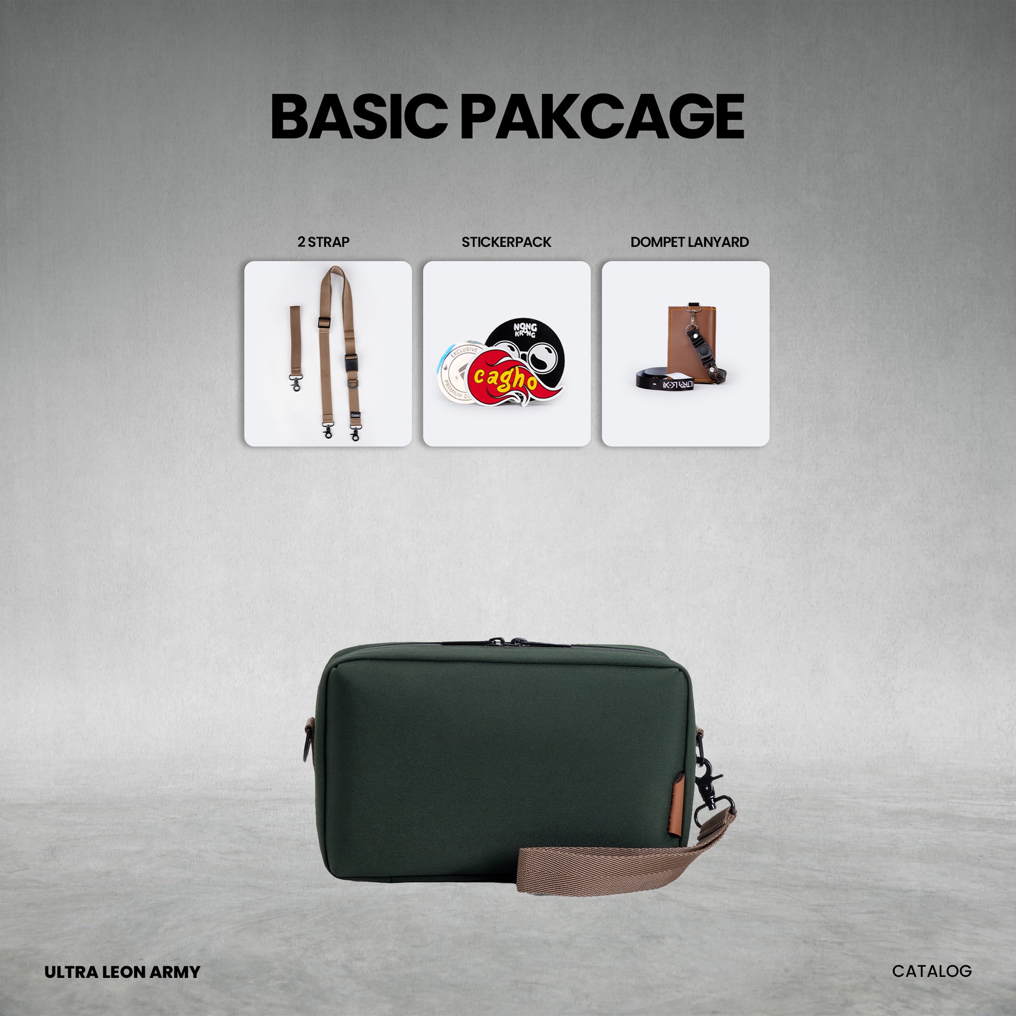 Exclusive - ULTRA LEON Handbag - Army