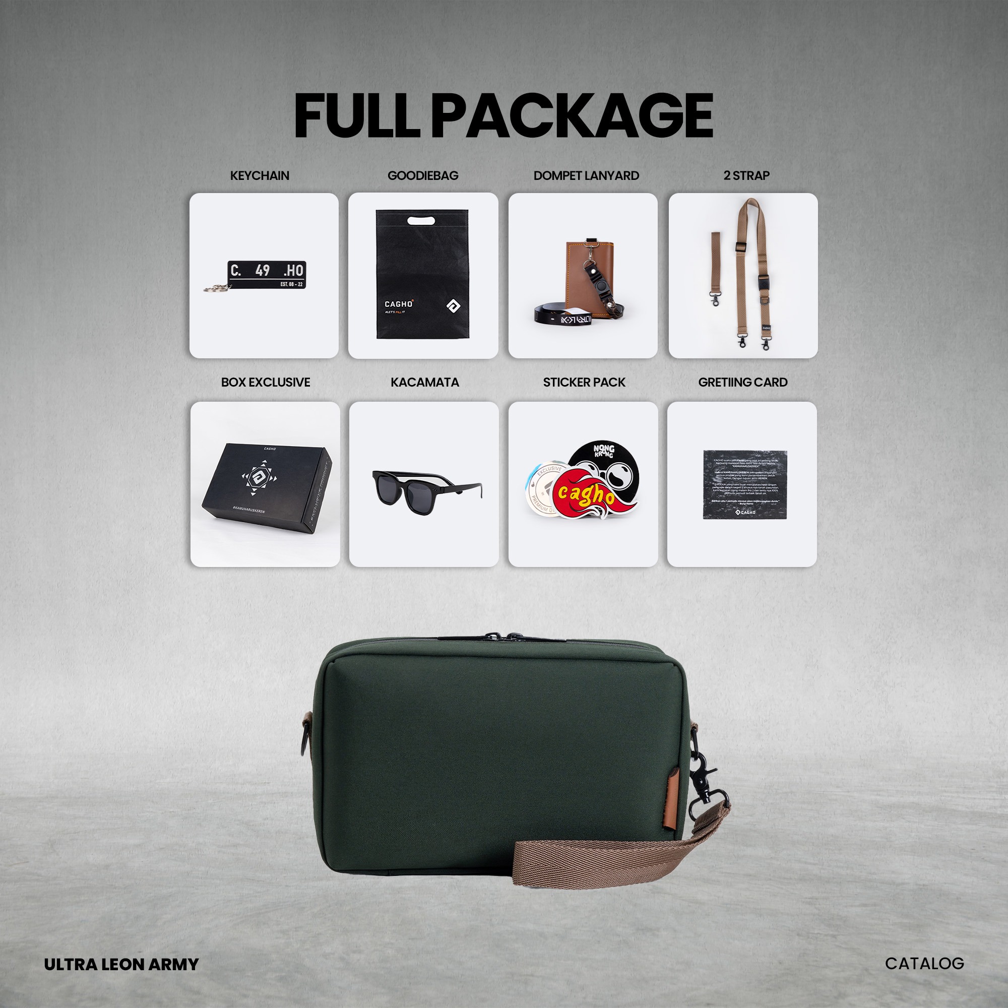 Exclusive - ULTRA LEON Handbag - Army