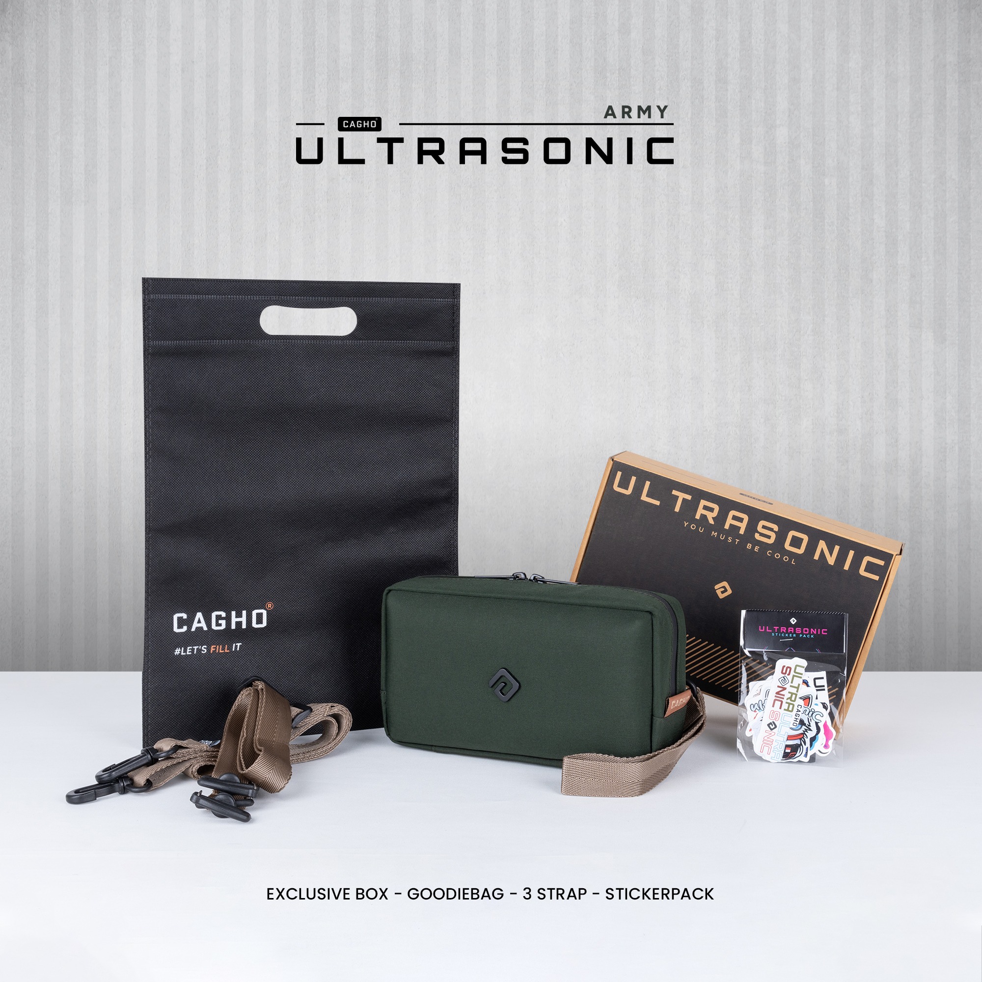 ULTRA SONIC Handbag - Army