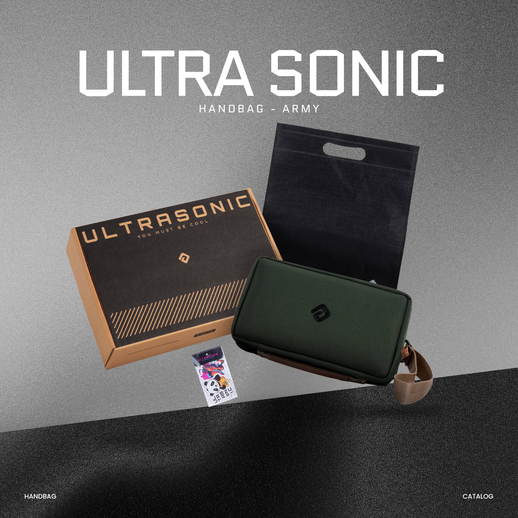 ULTRA SONIC Handbag - Army