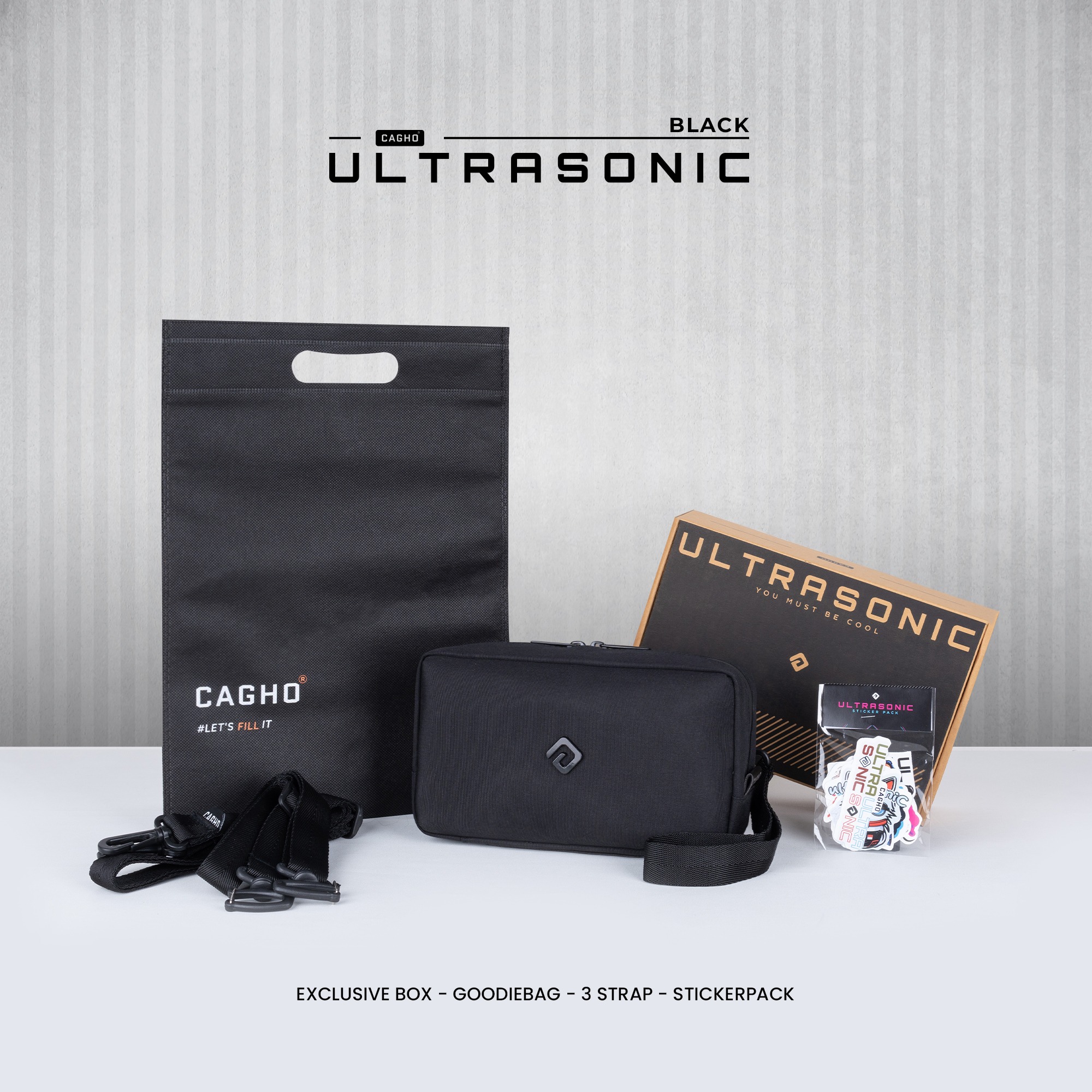 ULTRA SONIC Handbag - Black