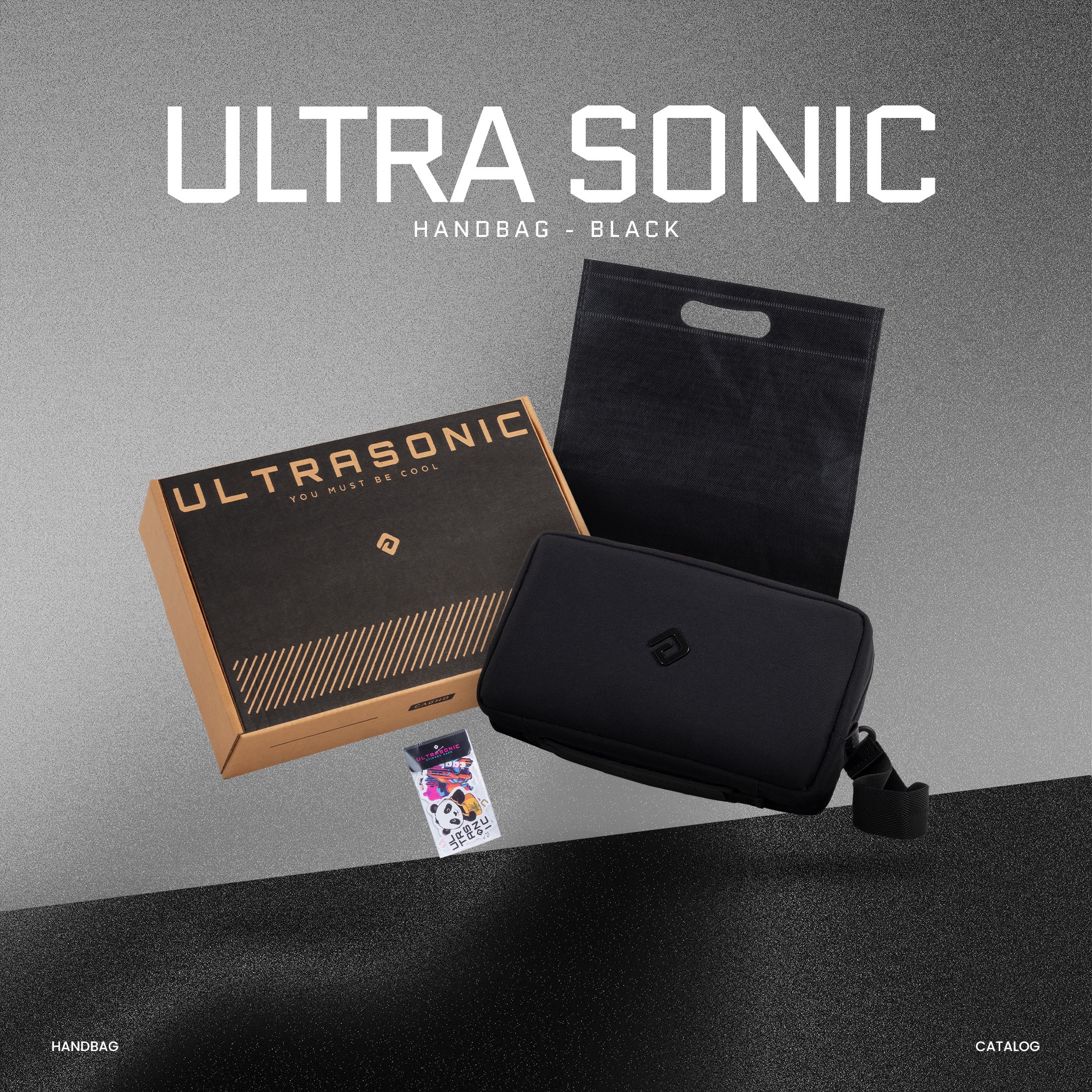 ULTRA SONIC Handbag - Black