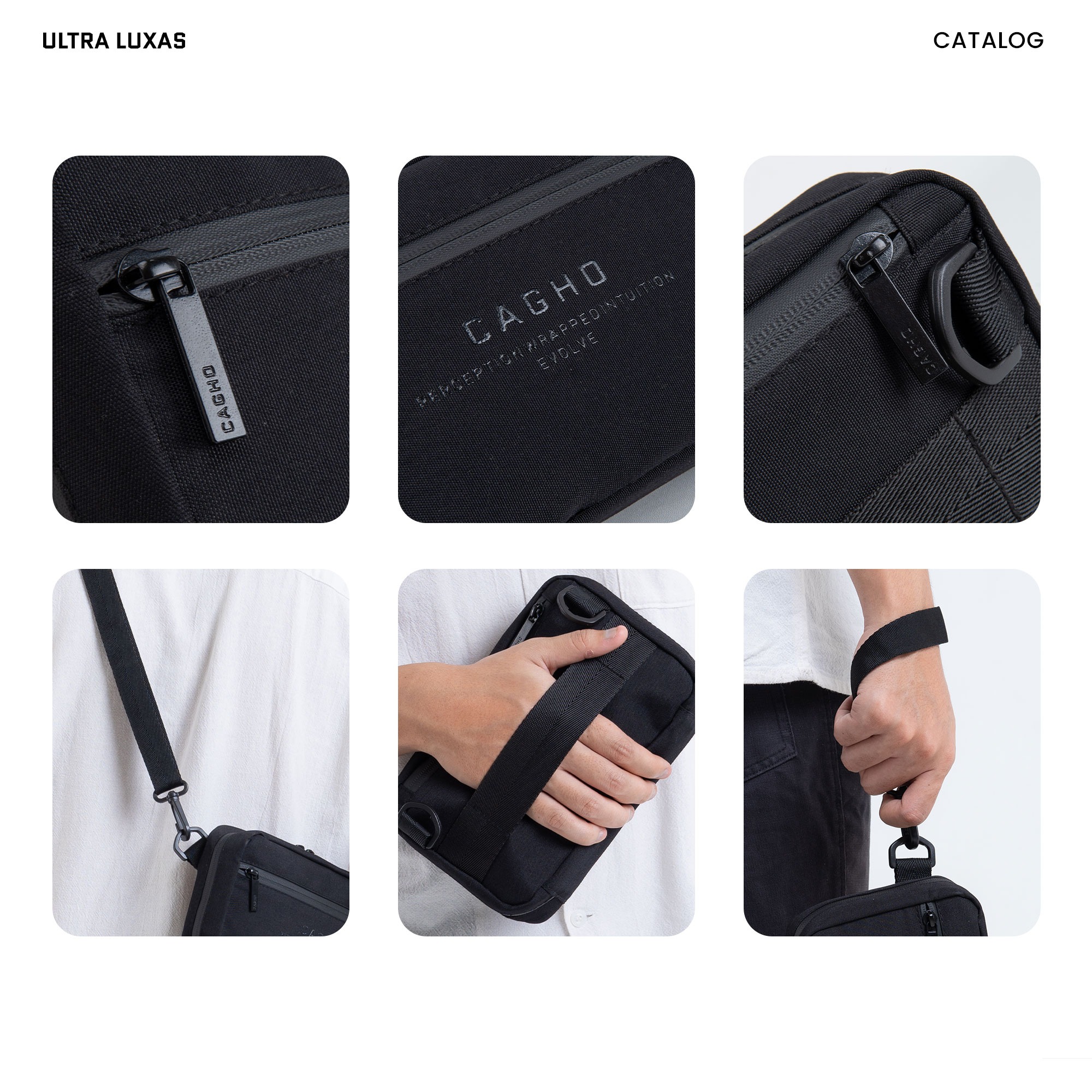 ULTRA LUXAS Handbag - Black