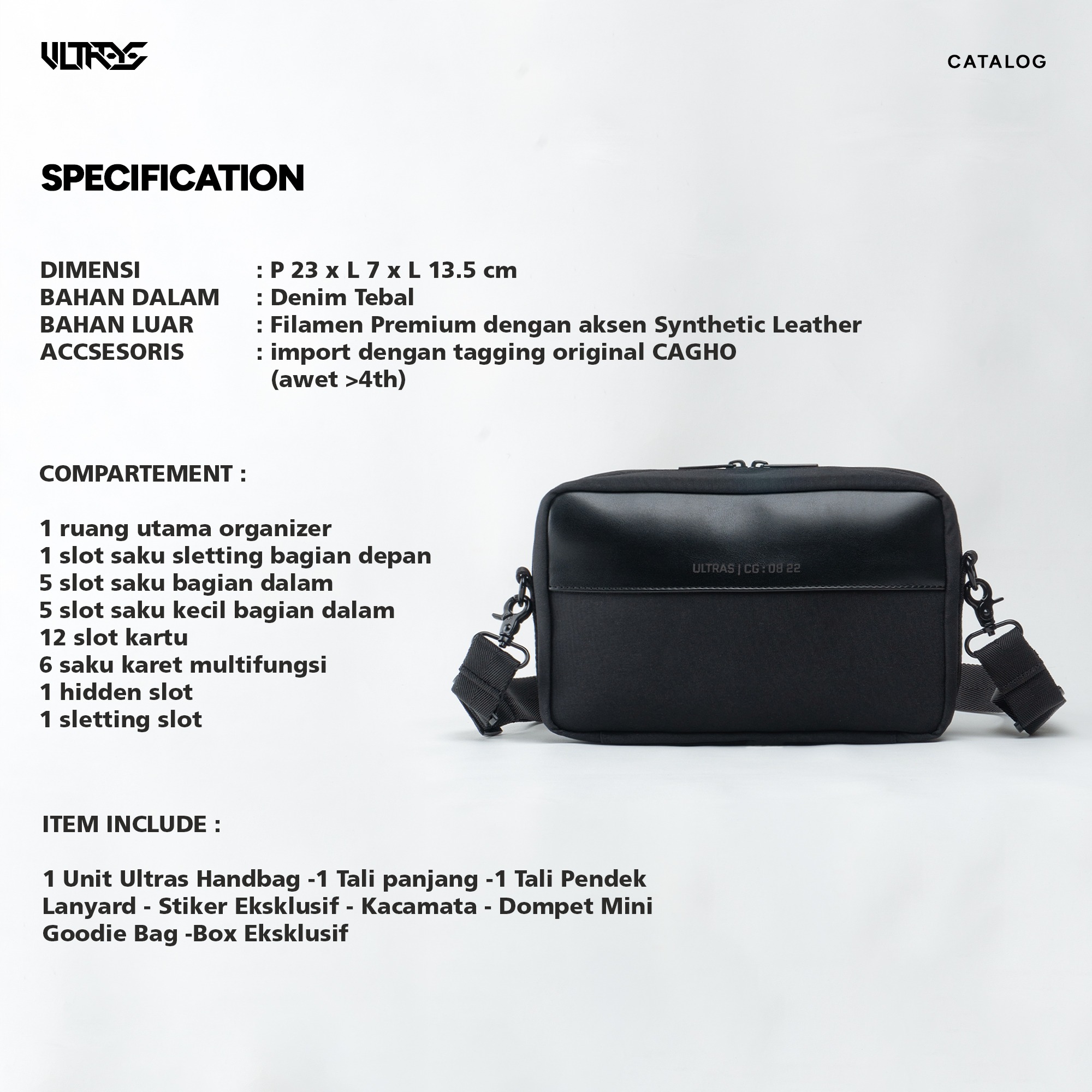 CAGHO EXCLUSIVE - Ultras Handbag
