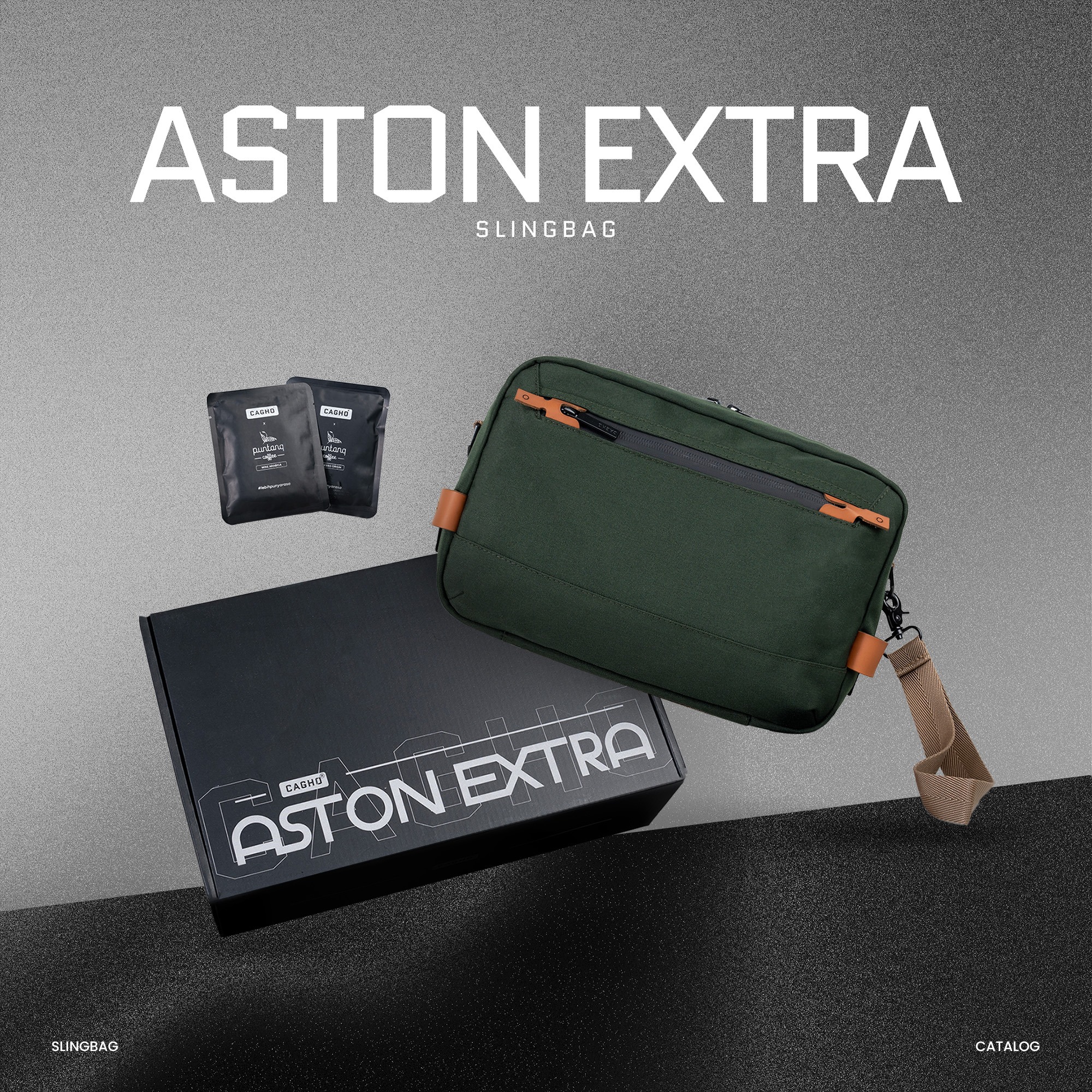 Exclusive - ASTON EXTRA Handbag - Army