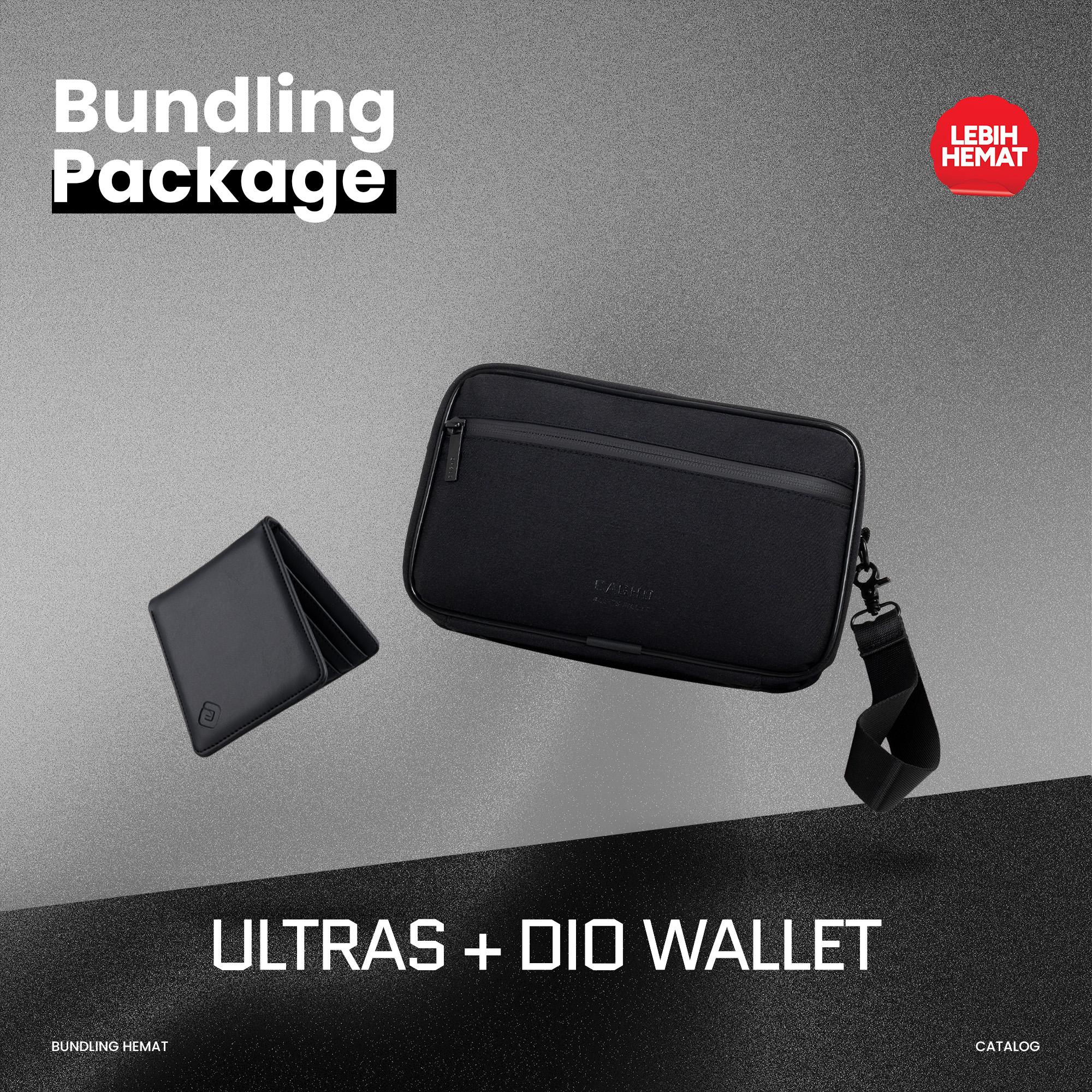 CAGHO | Bundling Gift Set | Ultras Handbag X Dompet Dio | Tas Selempang Pria Wanita Kado Cowok