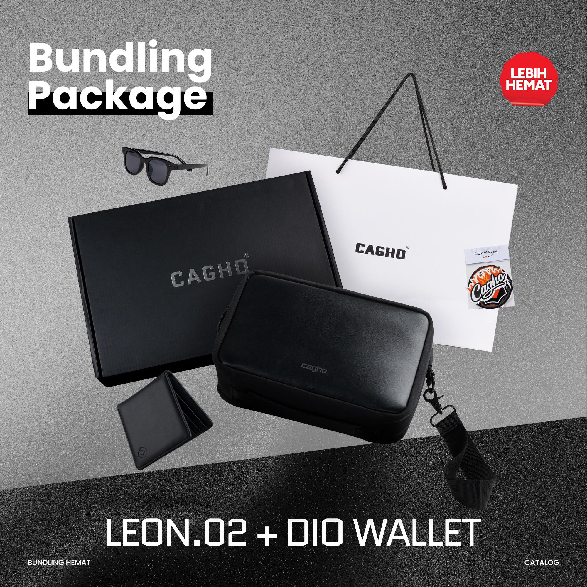 CAGHO | Bundling | Handbag Ultra Leon X Dompet Dio