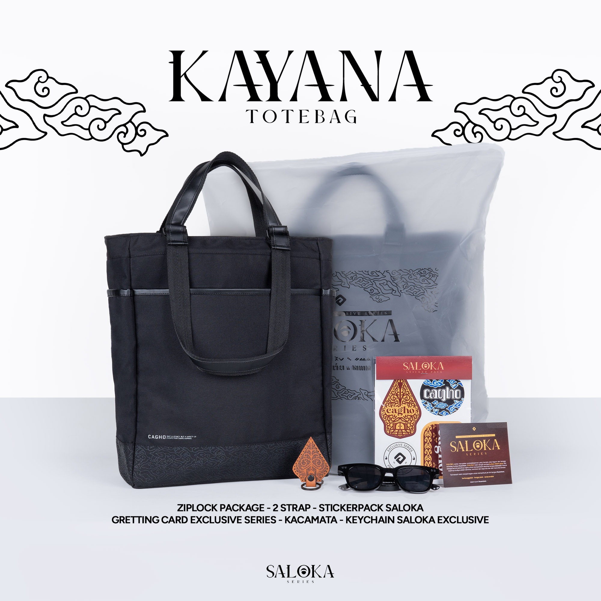 CAGHO EXCLUSIVE | Kayana Totebag | Saloka Series Limited Edition