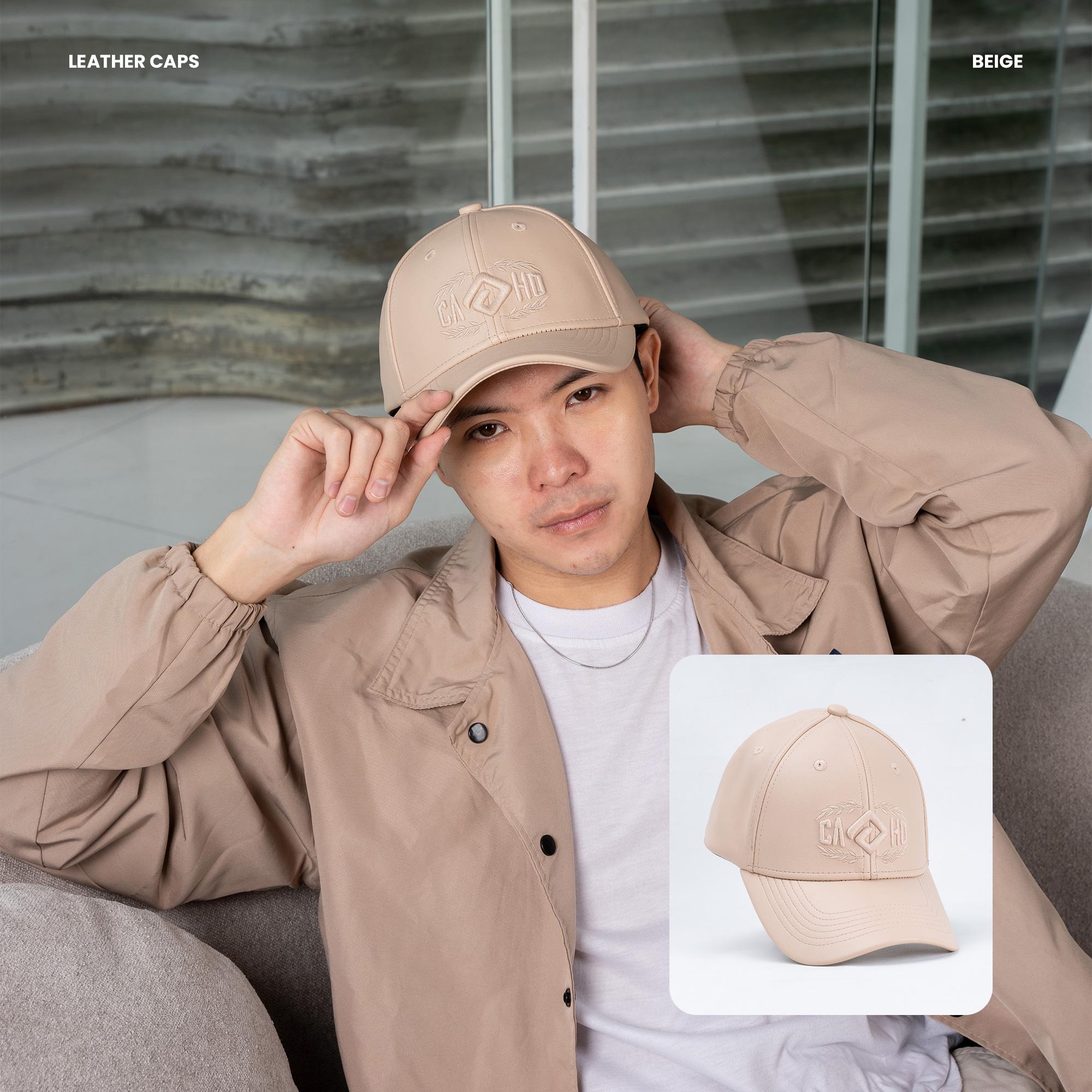 CAGHO I Topi Basic Leather Caps