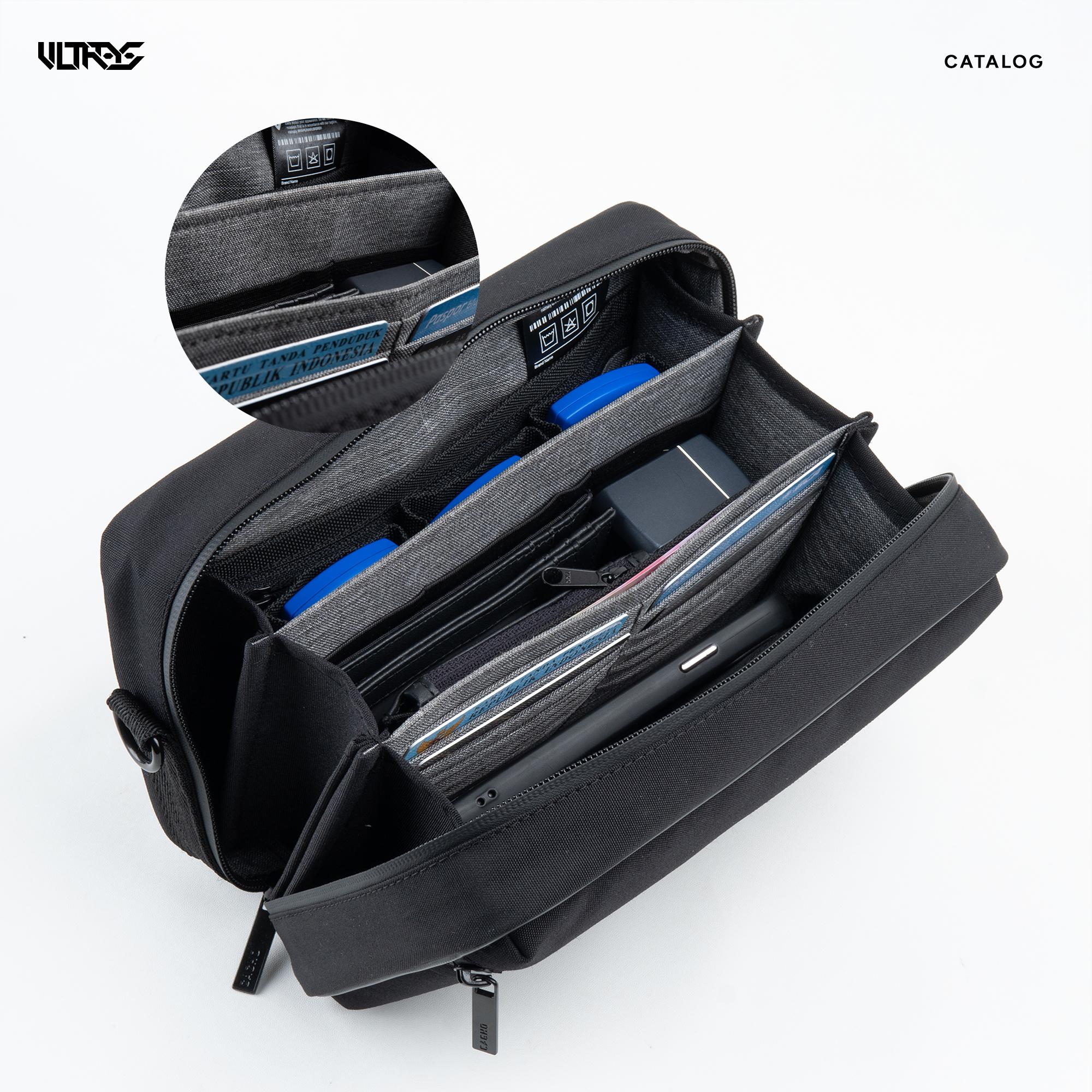 CAGHO | Bundling Gift Set | Ultras Handbag X Dompet Dio | Tas Selempang Pria Wanita Kado Cowok