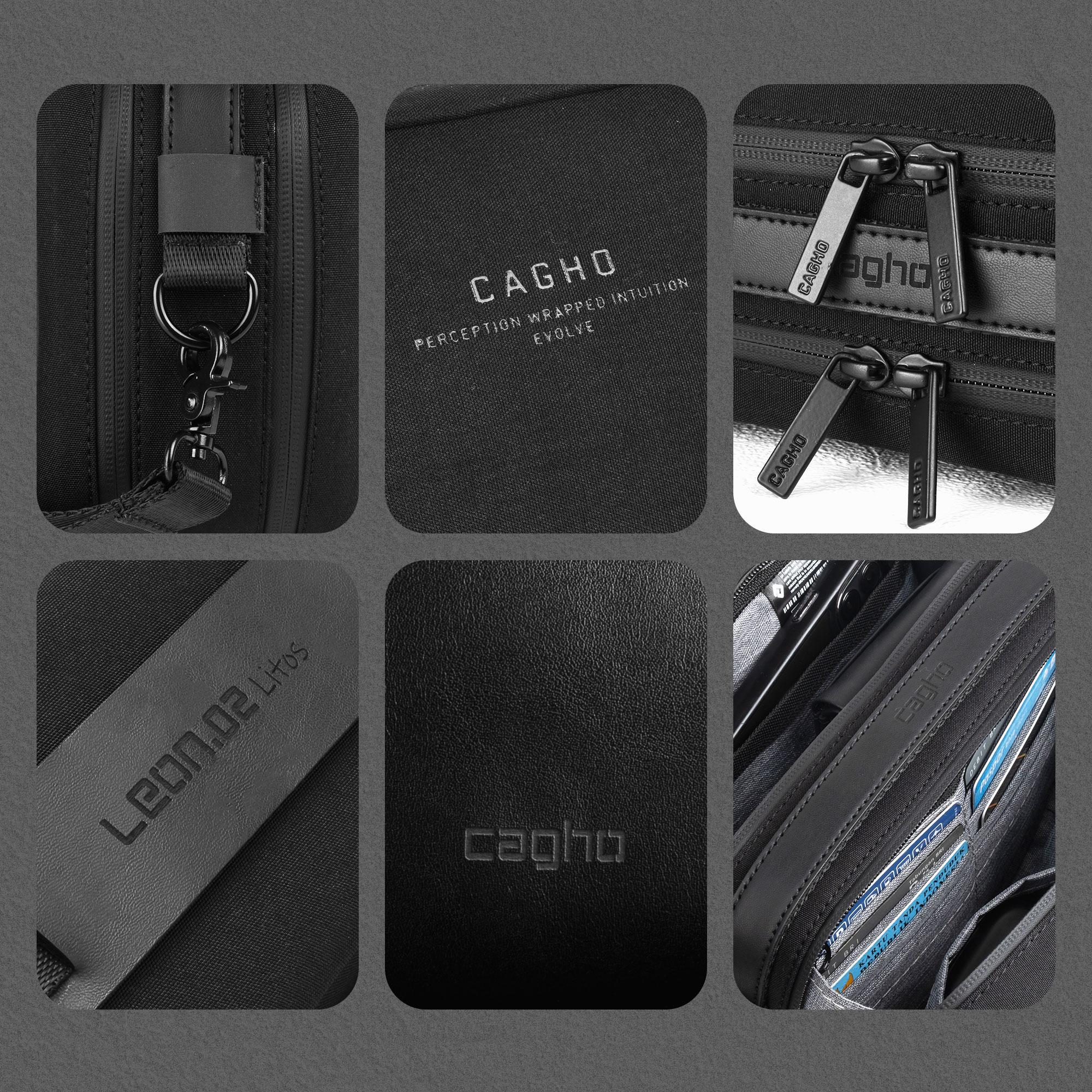 CAGHO I Litos Handbag I Slingbag I Clutch I Tas Selempang Eksklusif I Tahan Air Tahan Bara Api