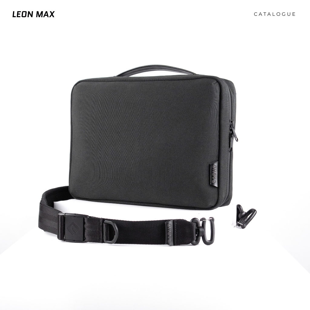 LEON MAX Slingbag Messenger - Black