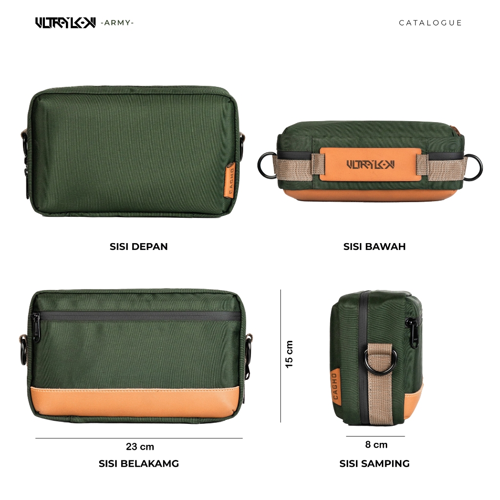 Exclusive - ULTRA LEON Handbag - Army