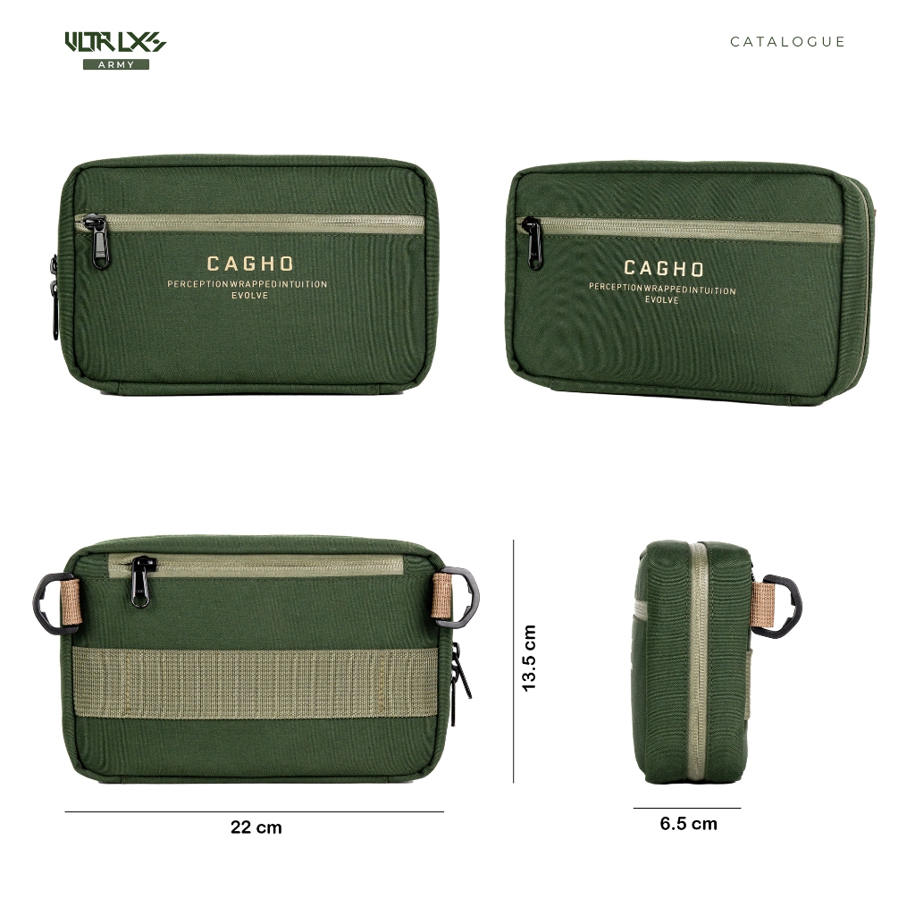 ULTRA LUXAS Handbag - Army