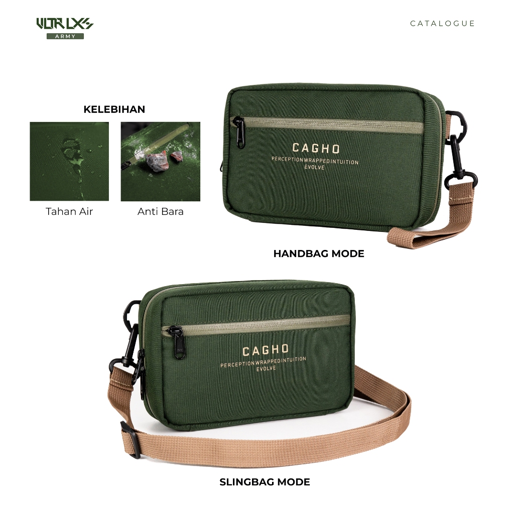 ULTRA LUXAS Handbag - Army