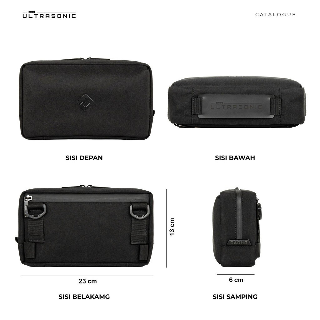 ULTRA SONIC Handbag - Black