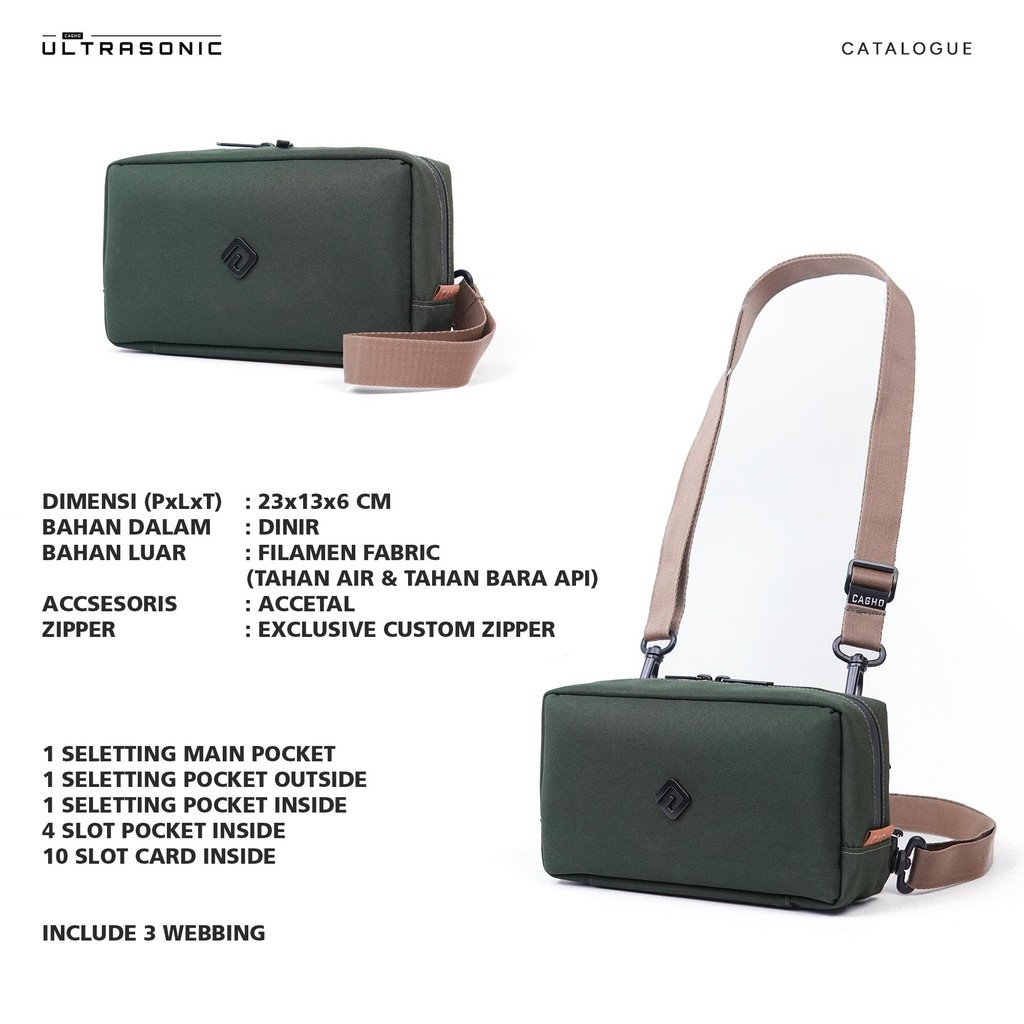 ULTRA SONIC Handbag - Army
