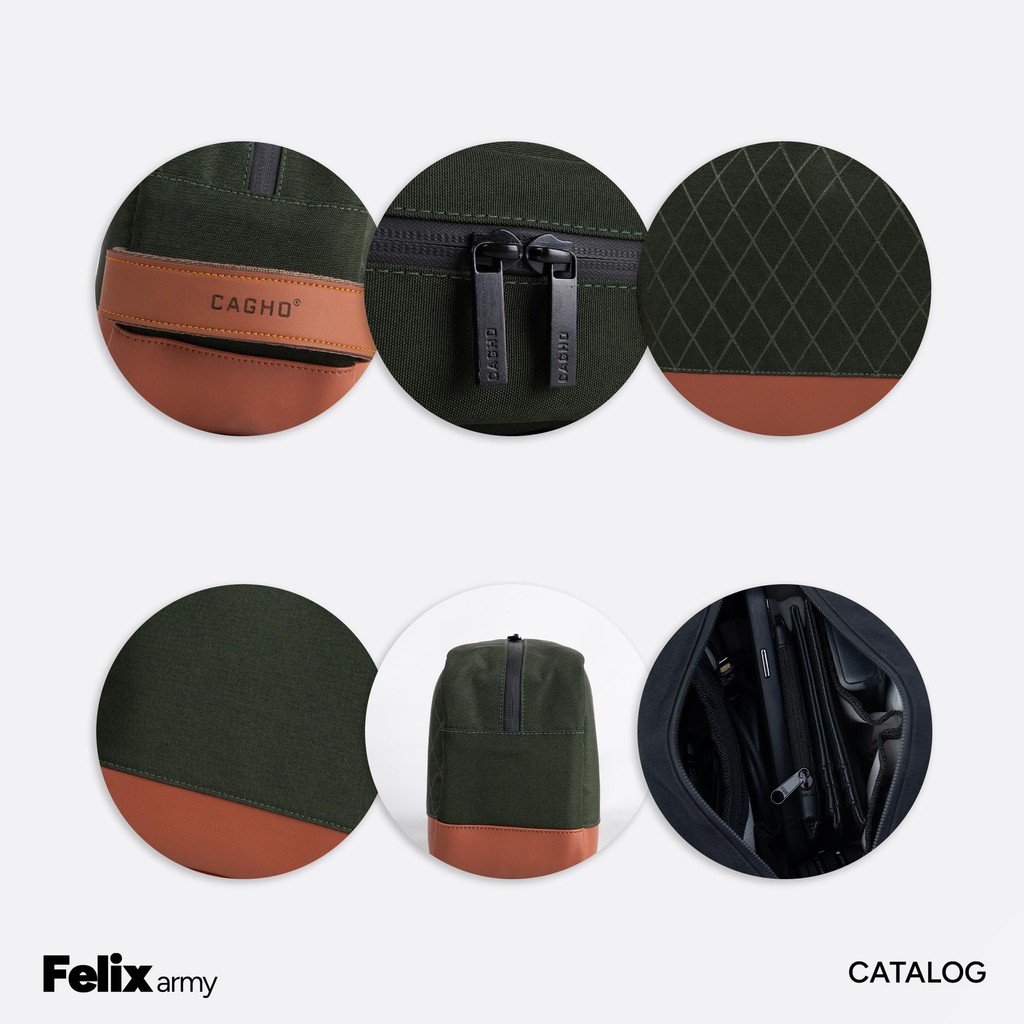 FELIX Pouch Handbag - Army