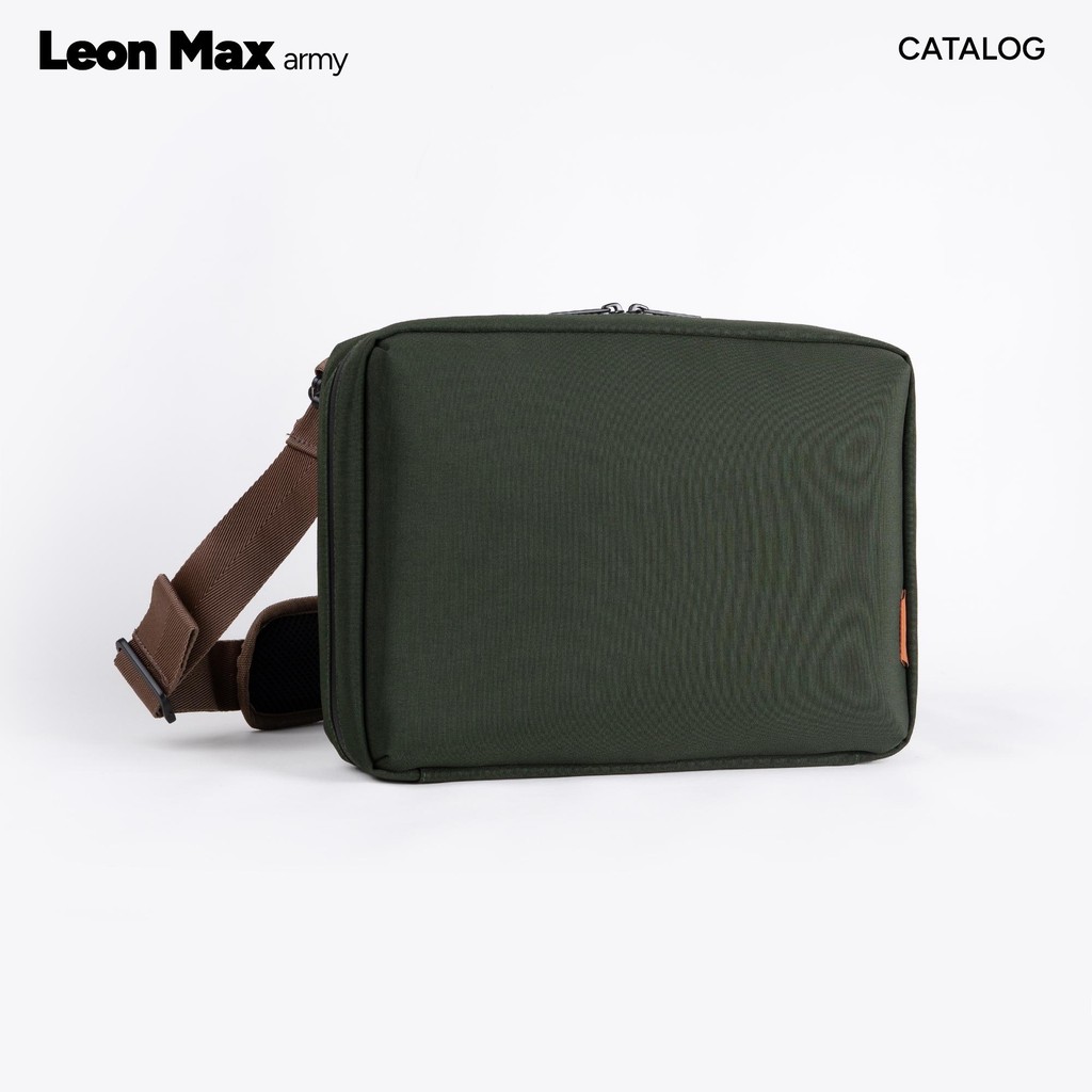 LEON MAX Slingbag Messenger - Army