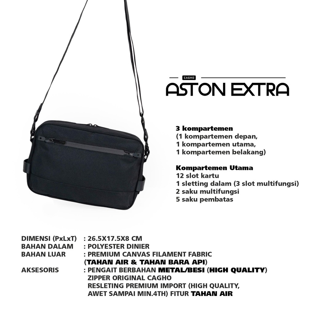 Exclusive - ASTON EXTRA Handbag - Black