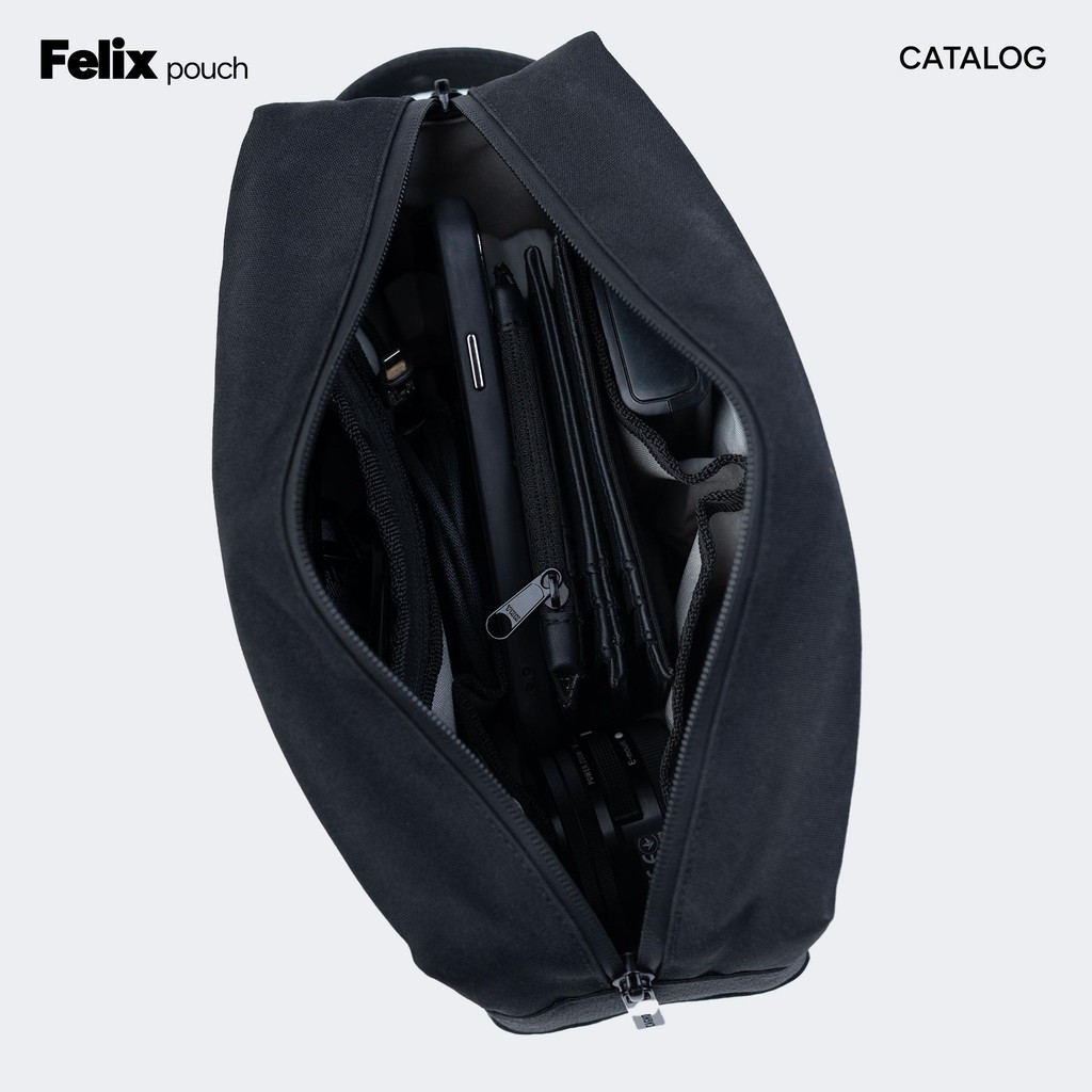 FELIX Pouch Handbag - Black