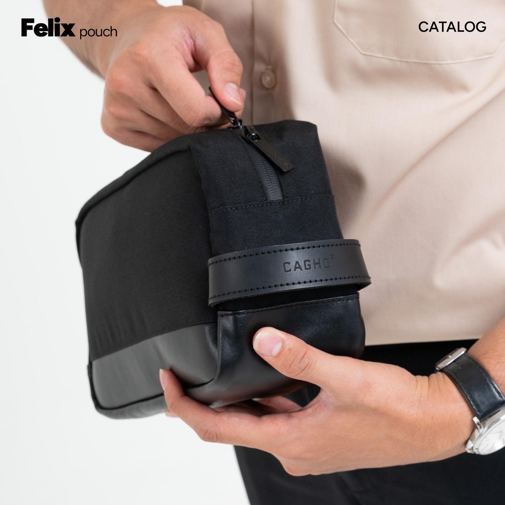 FELIX Pouch Handbag - Black