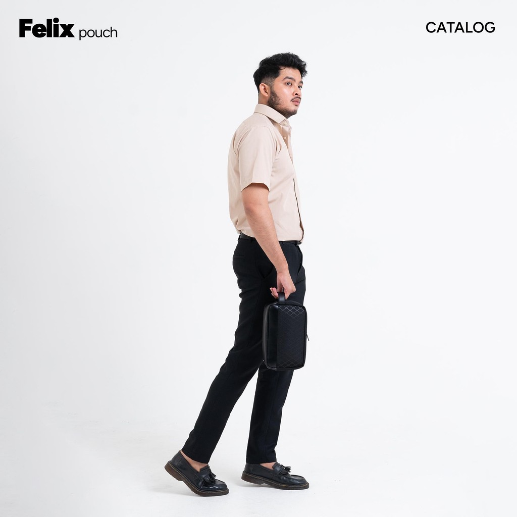 FELIX Pouch Handbag - Black
