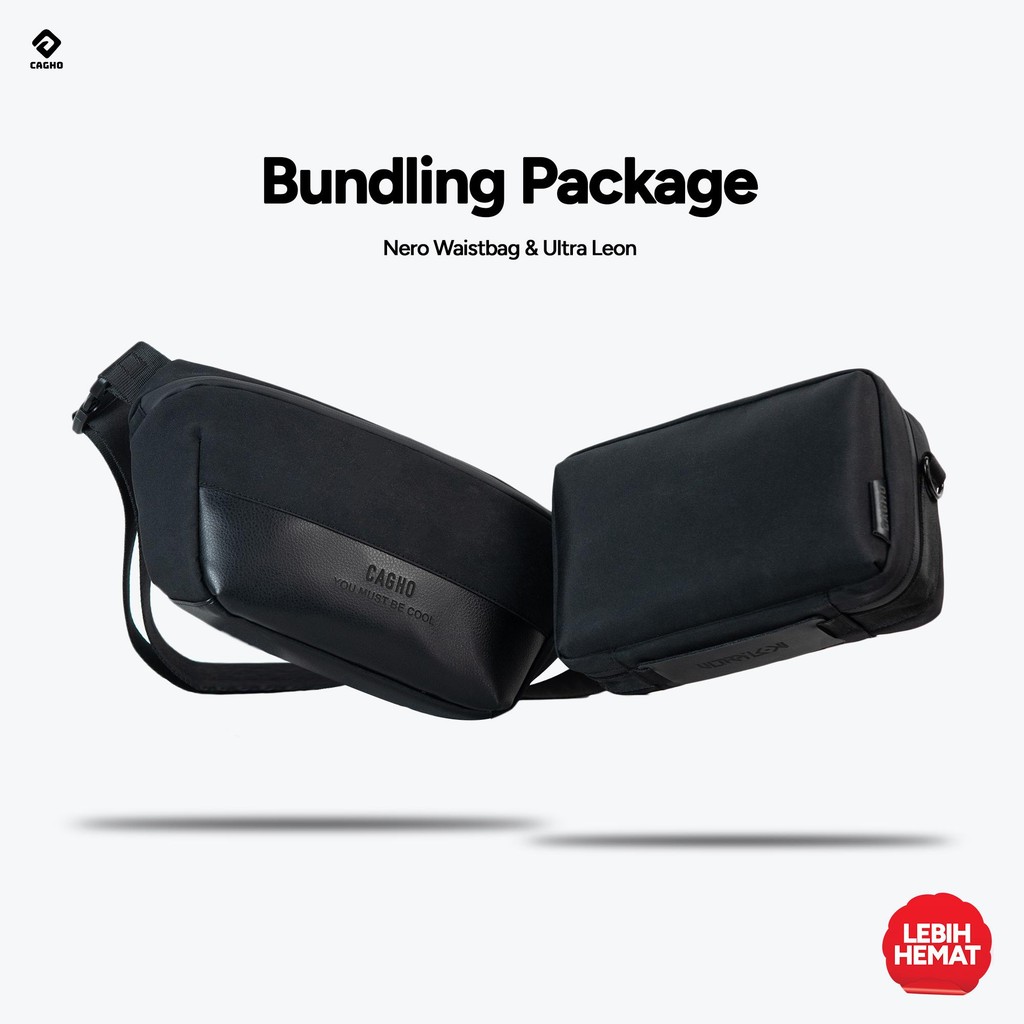 Bundling - ULTRA LEON Handbag X NERO Waistbag