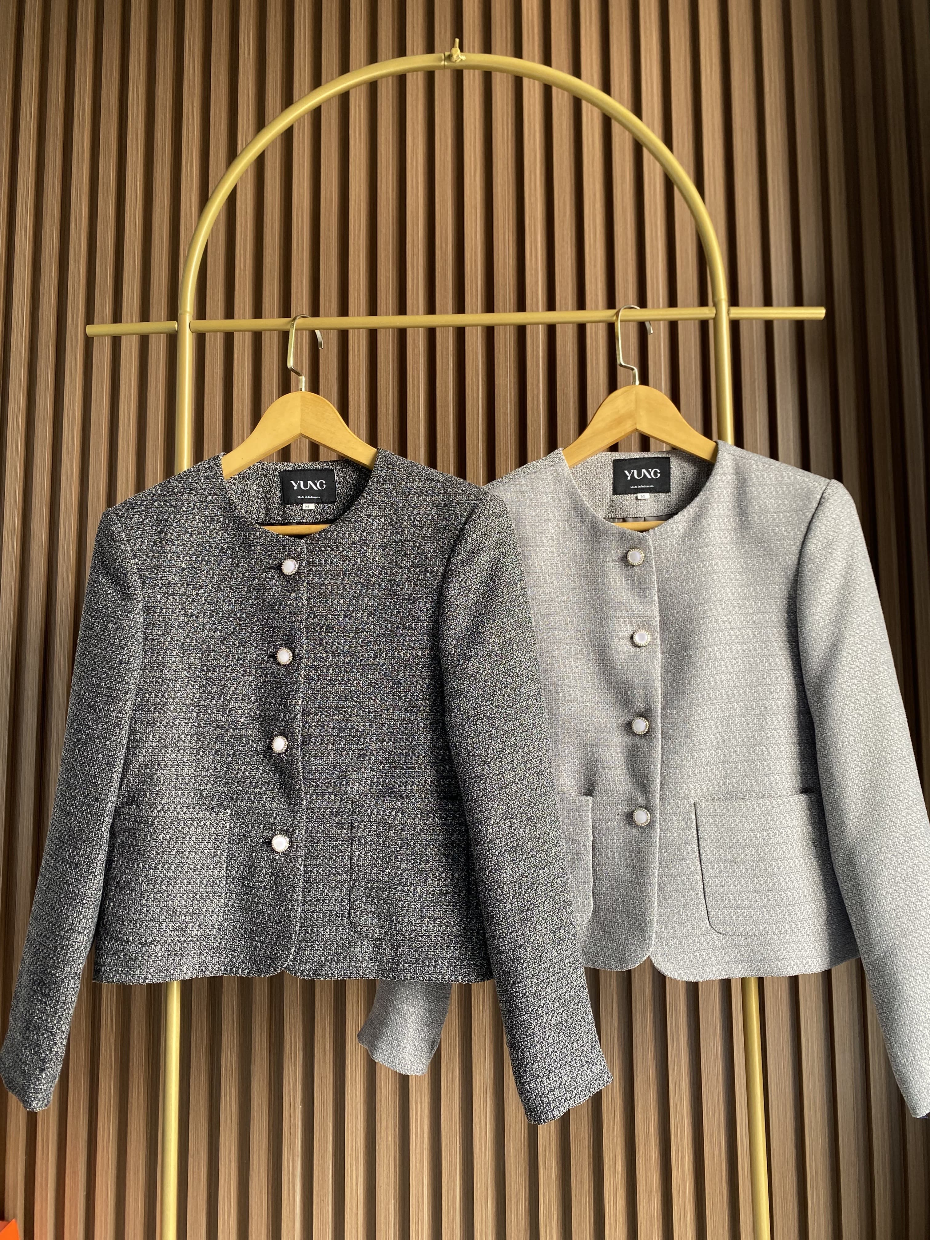 ALMA BLAZER - Blazer Wanita - Tweed Blazer - Atasan Wanita Formal Casual - Women Suit