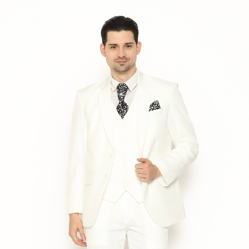 YUNG Rompi Formal Pengantin Semi Wool Stretch Vest Wedding