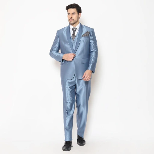 Image of YUNG Setelan Jas dan Celana Pria Tuxedo Semi Wool Pengantin