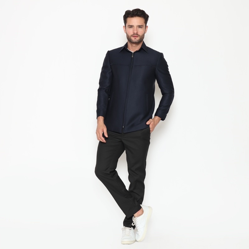 Jasket Jaket Jas Pria Formal Semi Wool - YUNG