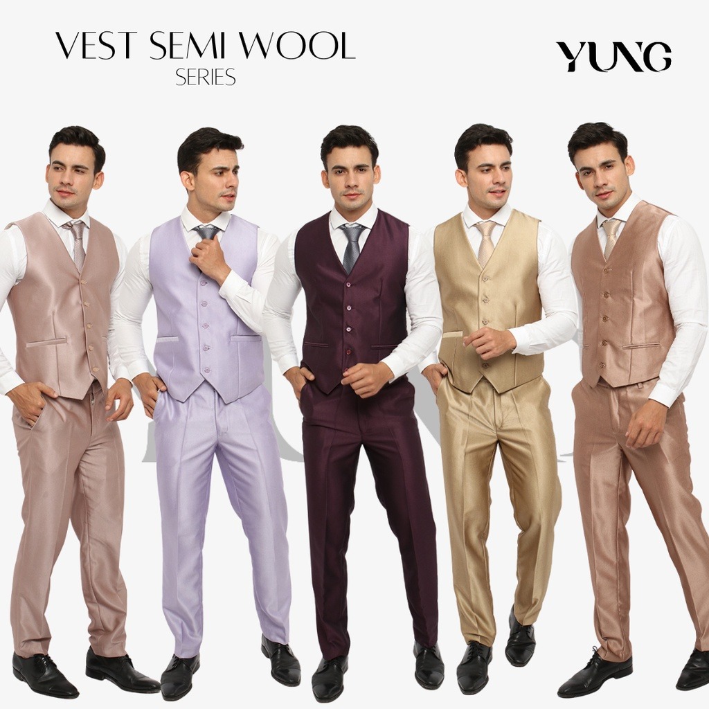 Rompi Pria / Vest Untuk Jas Pengantin - YUNG