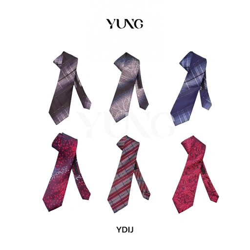 Image of YUNG Dasi Resleting Wedding Dasi Instan Bahan Jackquard - 8cm x 48cm
