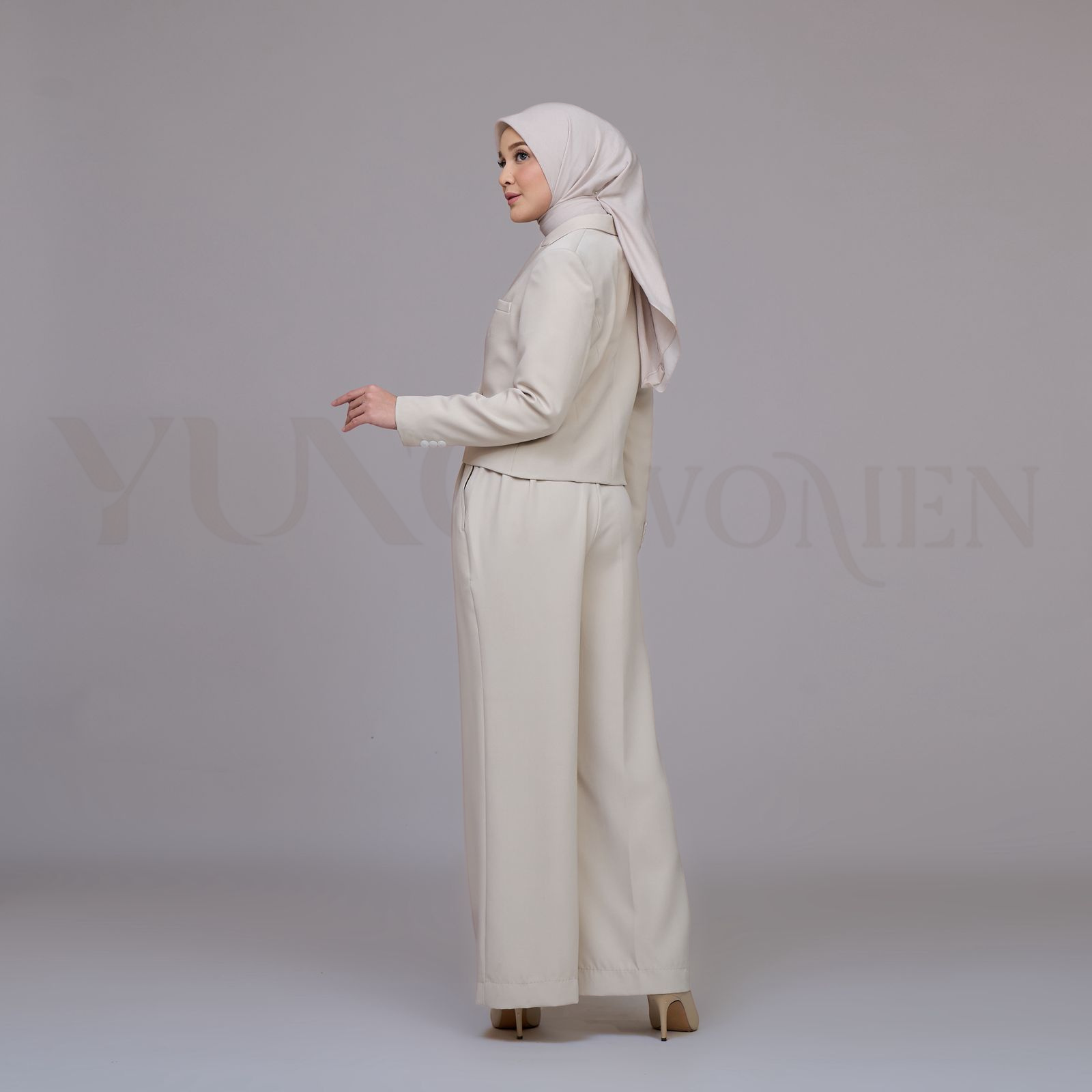 LEIA BLAZER - Blazer One Set - Setelan Blazer Celana Kulot Wanita Formal Casual - Women Suit Culotte
