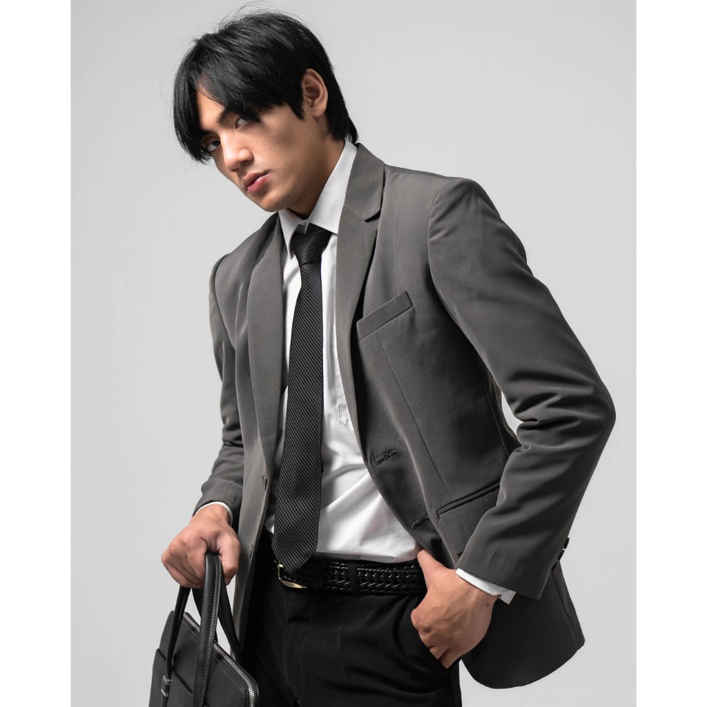 YUNG Blazer Jas Only Pria Formal Slimfit Premium High Twist